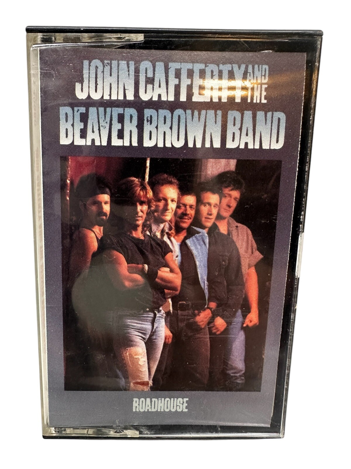 JOHN CAFFERTY & THE BEAVER BROWN "Roadhouse" Cassette Tape