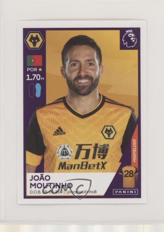 2020-21 Panini Premier League Album Stickers Joao Moutinho #630 0f72
