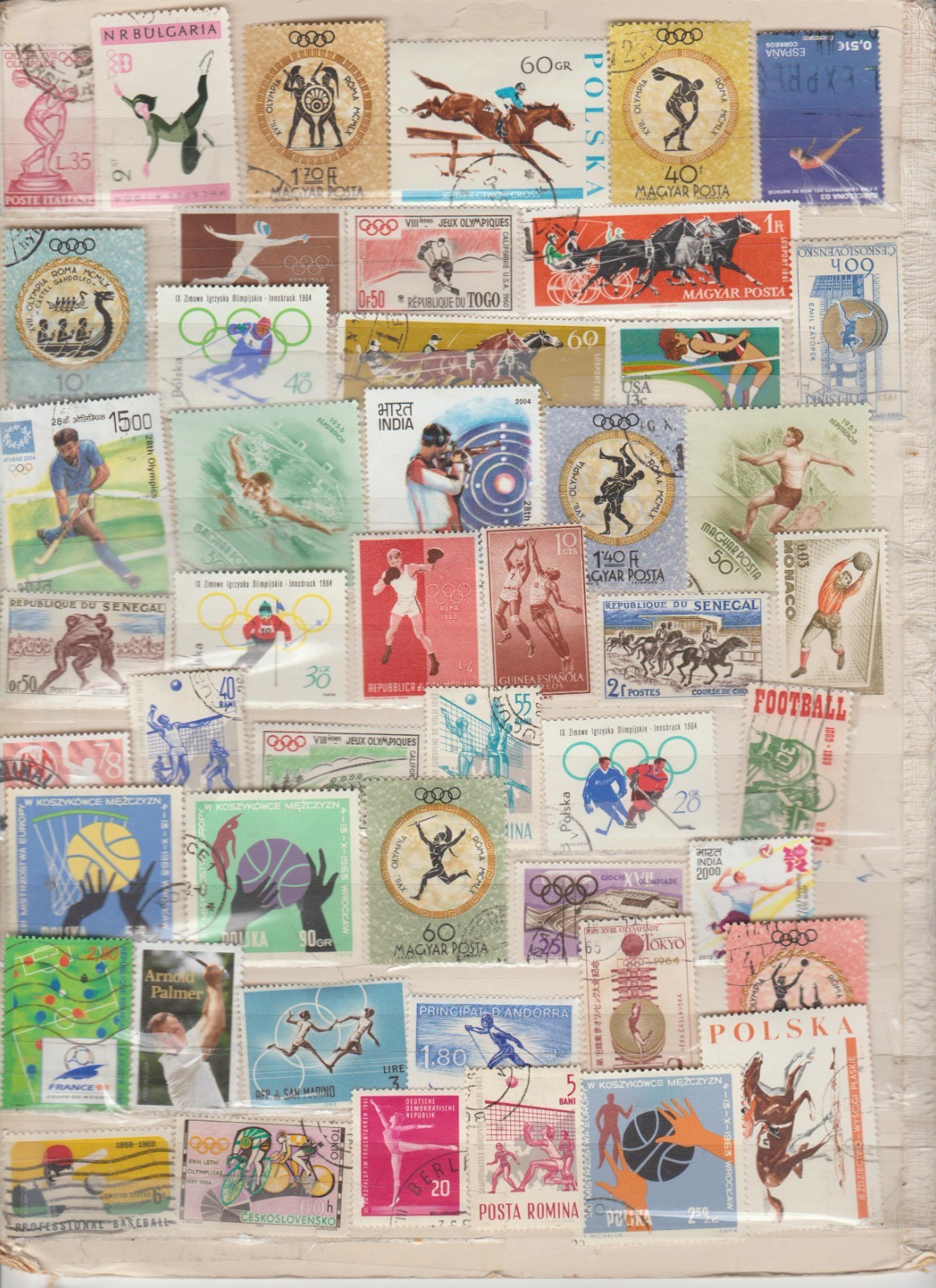 Sports 48 stamps postage