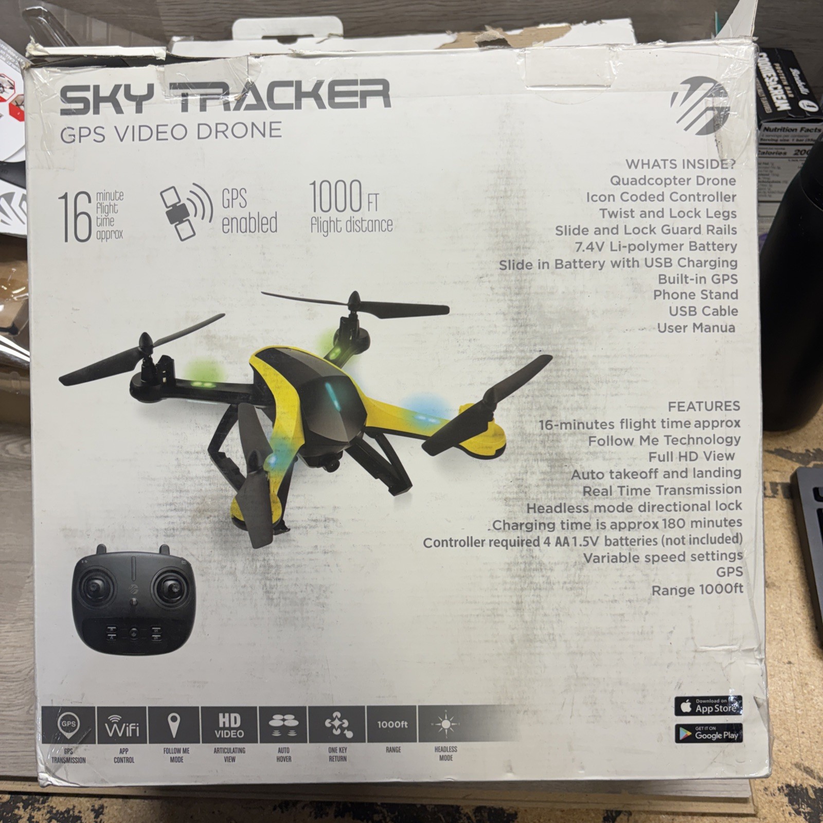 Vivitar DRC-445 VTI Skytracker GPS Drone (NO CHARGER) $90 if brand new.