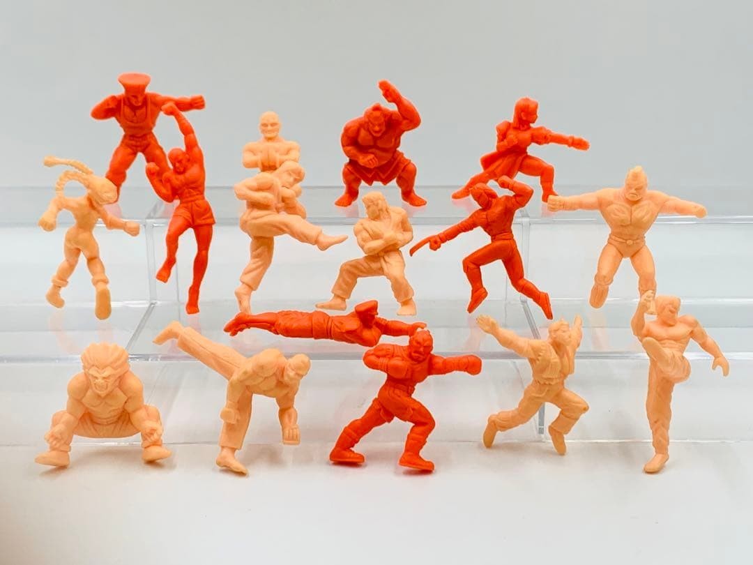 VTG Super Street Fighter Eraser Figure Set Keshi Capsule Toy Gashapon Japan