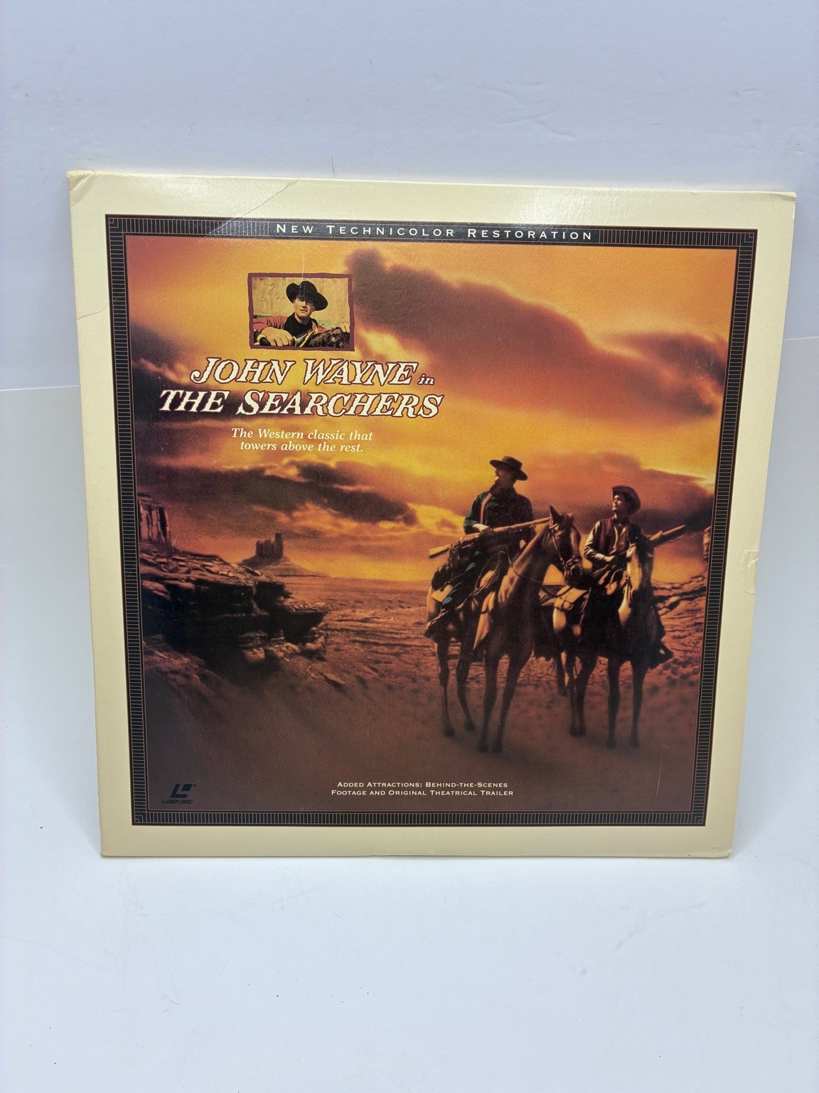 The Searchers LaserDisc 1956 Western John Wayne New Technicolor Restoration