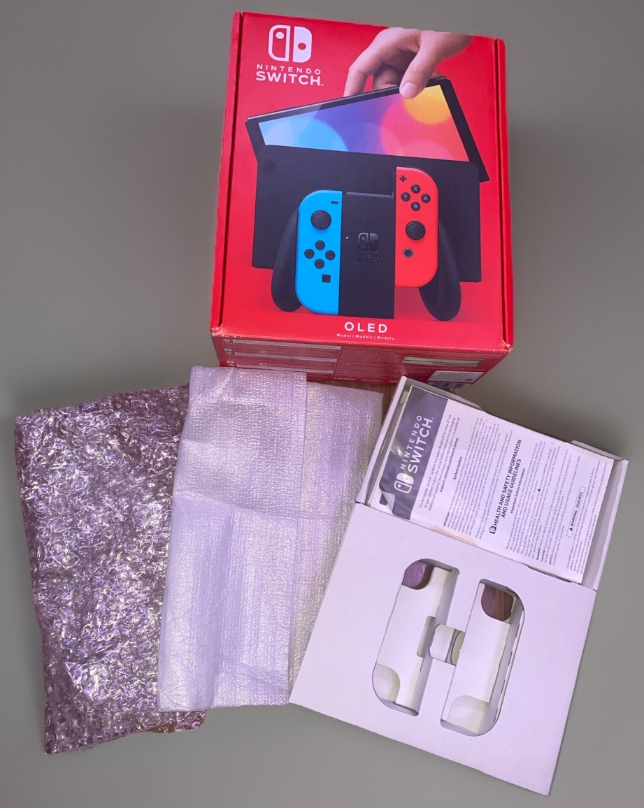 🟥 EMPTY Nintendo Switch Empty Box Only OLED Console Original Packaging