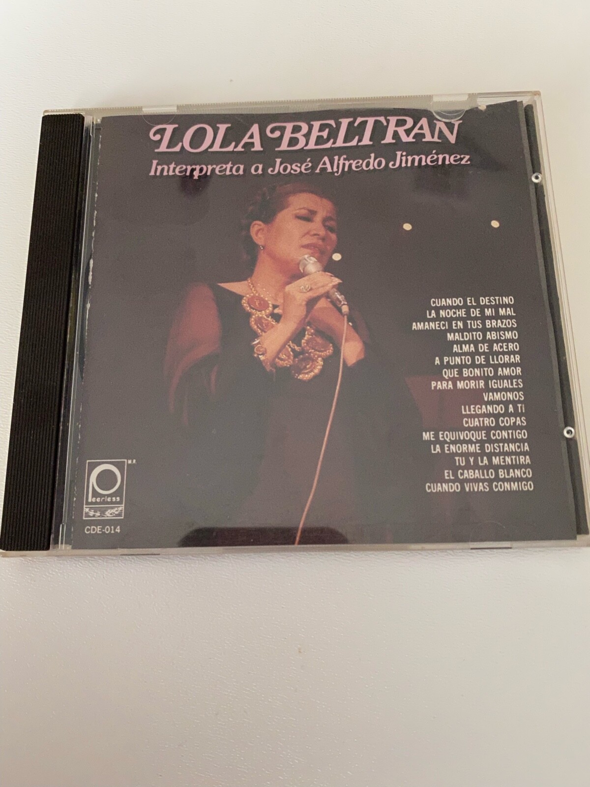 Lola Beltran Interpreta A Jose Alfredo Jimenez CD Peerless CDE-014 Import Tested