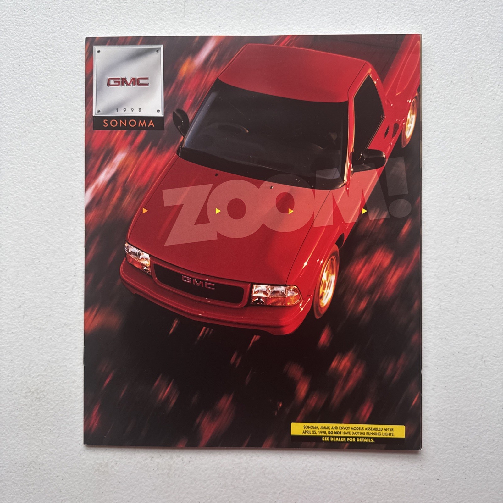 1998 Jimmy GMC Sales Dealer Catalog