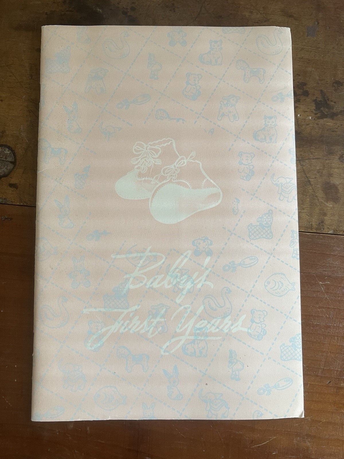 Vintage Mid Century Unused Baby’s First Years Record Book