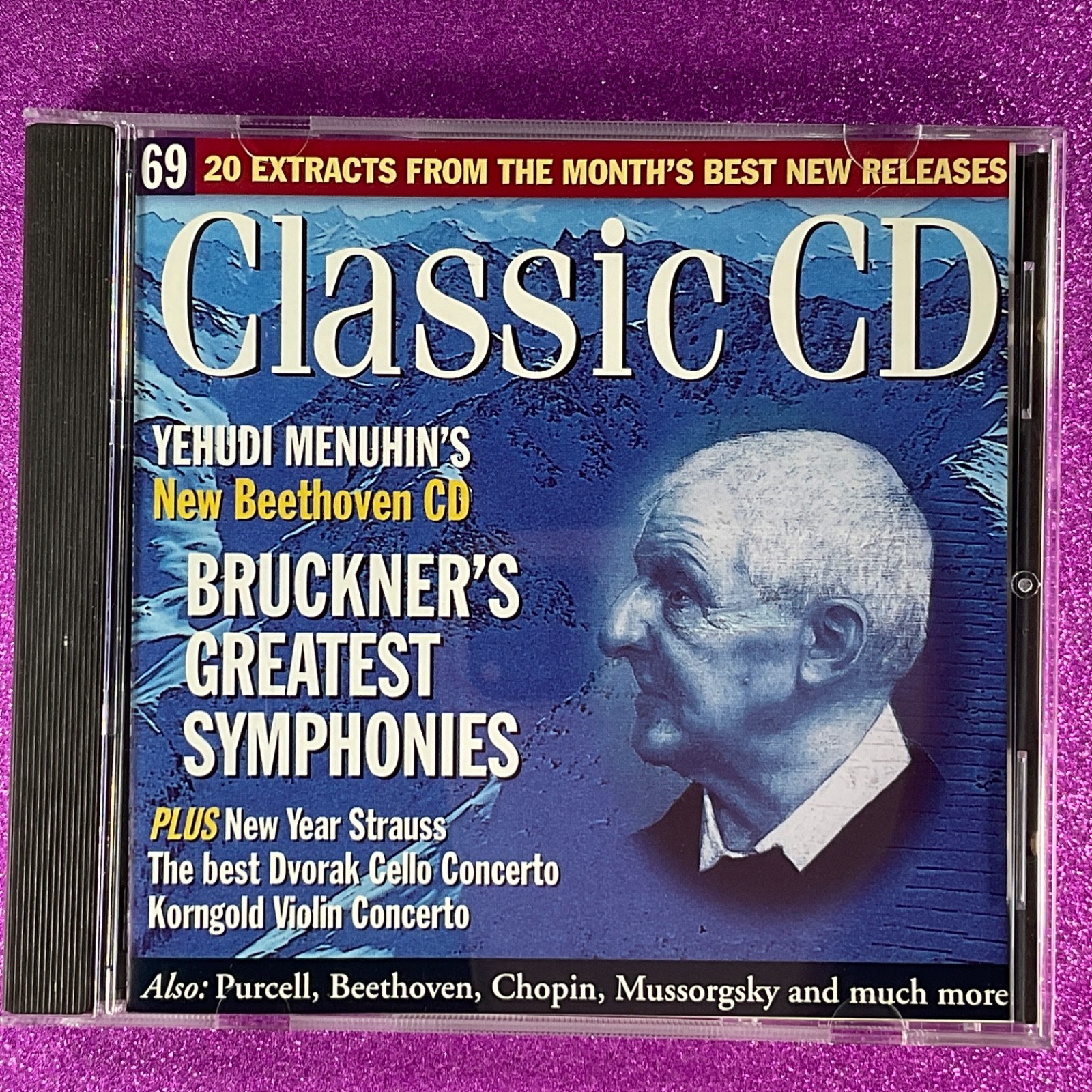 Yehudi Menuhin's, New Beethoven CD, Bruckner's Greatest Symphonies CD
