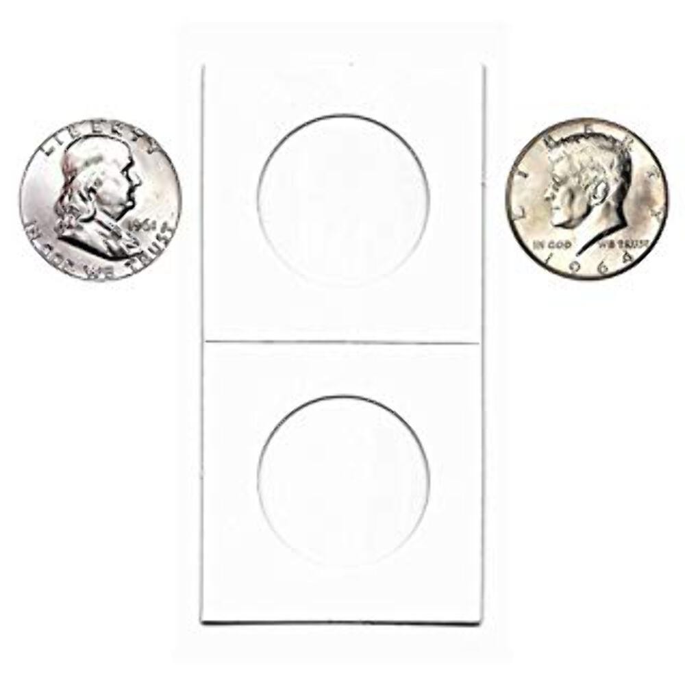 Guardhouse Standard 2" x 2" Half Dollar Paper Coin Flip 100 Pack