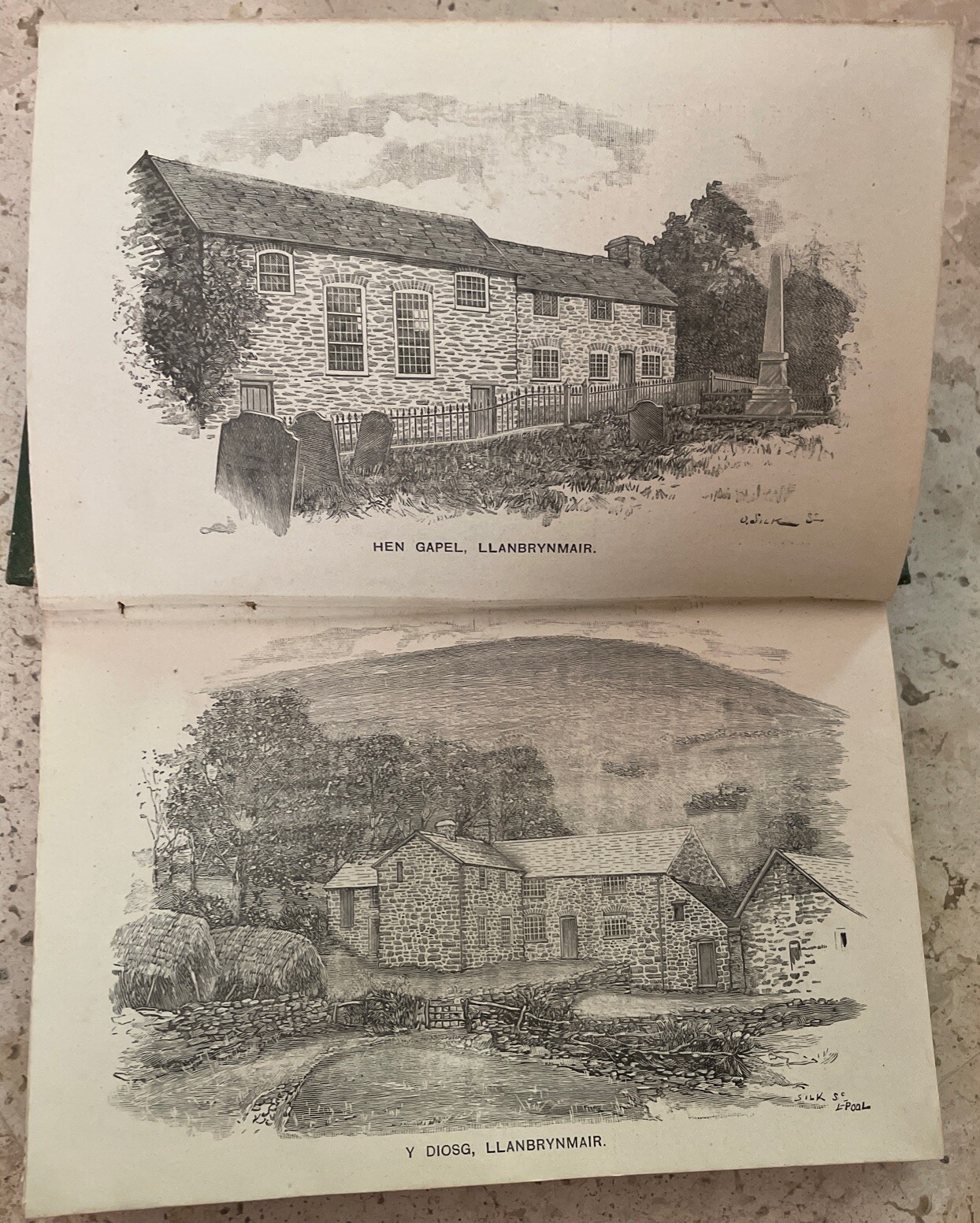 Antique Leather Book 1892 Cofiant Y Tri Brawd Vintage Welsh Pan Jones