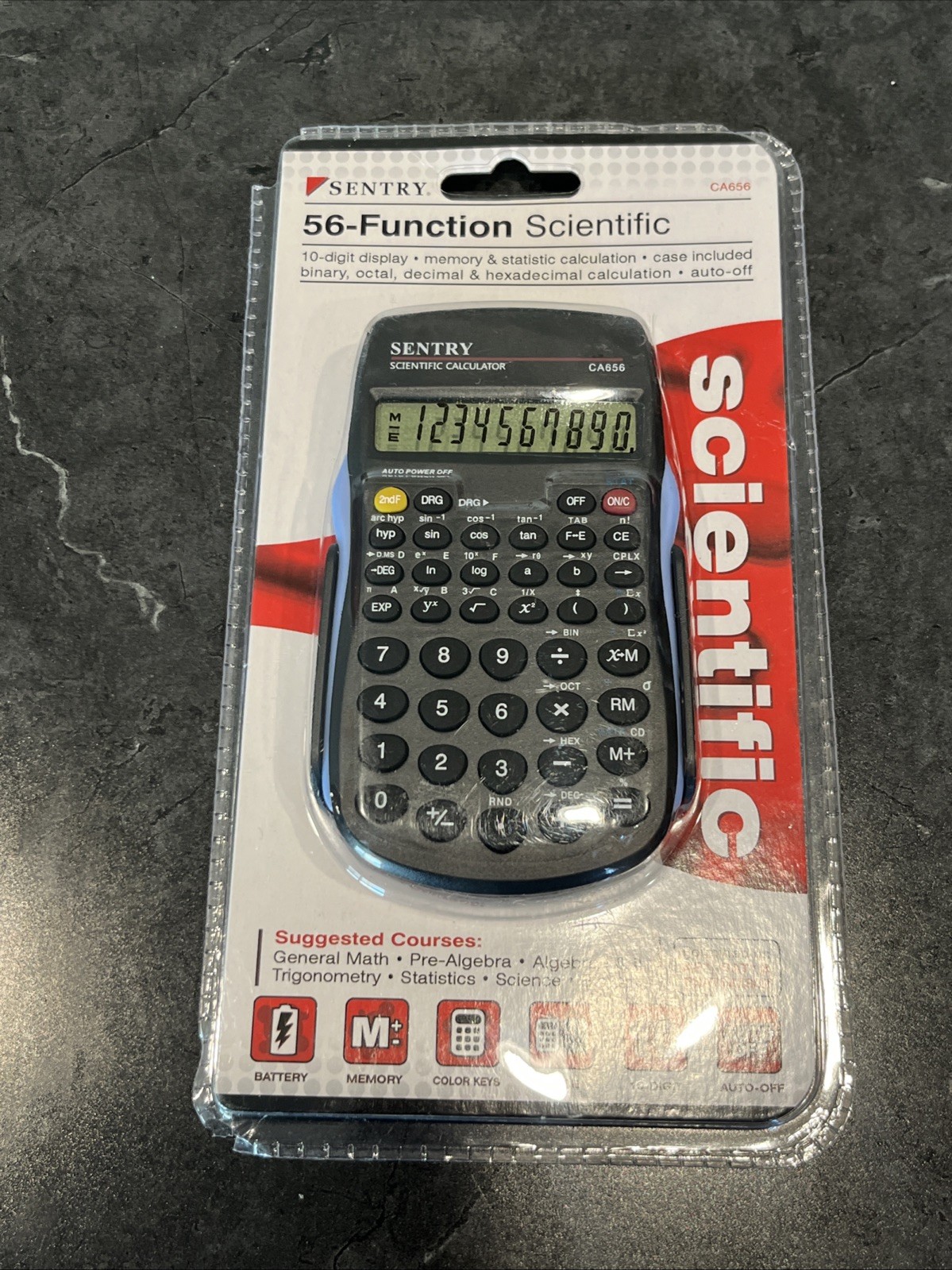 Sentry CA656 56-Function Scientific Calculator