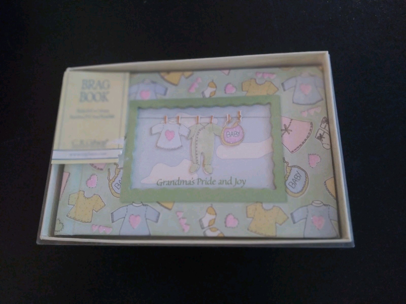 C. R. GIBSON'S "GRANDMA'S PRIDE AND JOY" SPIRAL-BOUND SLIP-IN BRAG BOOK