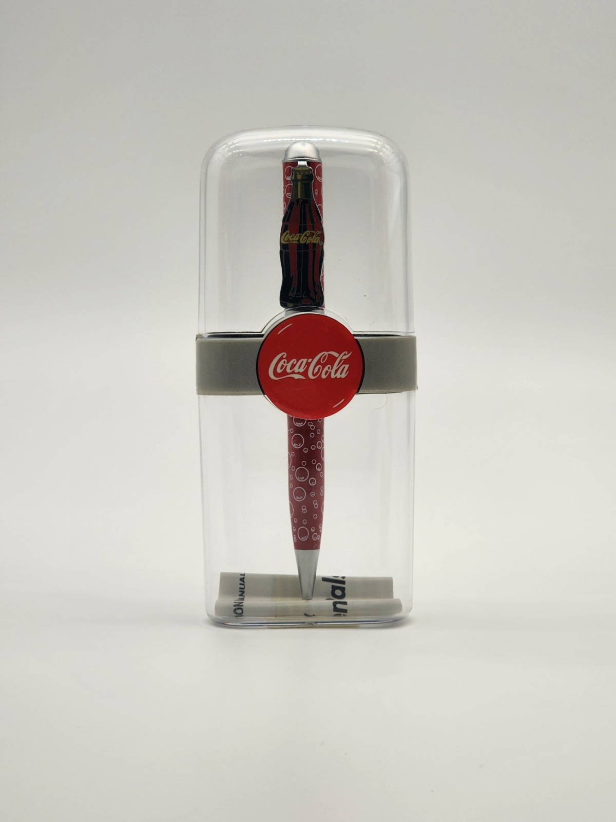 Coca-Cola Collectible Red Silver Pen 1998 Original Packaging Soda Theme