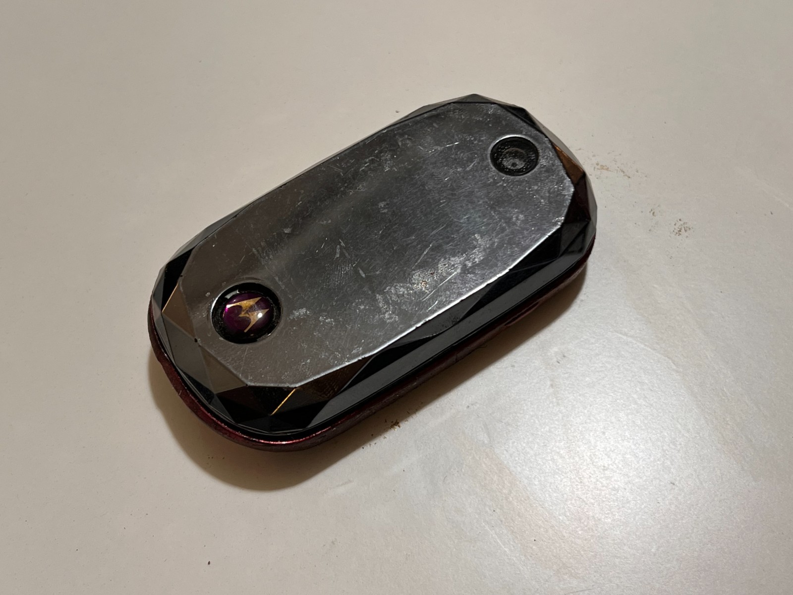 MOTOROLA  JEWEL U9 Mobile  Phone purple  incomplete - vintage cell phones