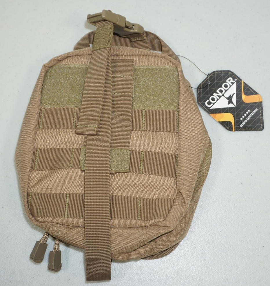 Condor Outdoor Tan Rip-Away EMT Pouch Medical Bag First Aid Kit Molle MA41 NWT