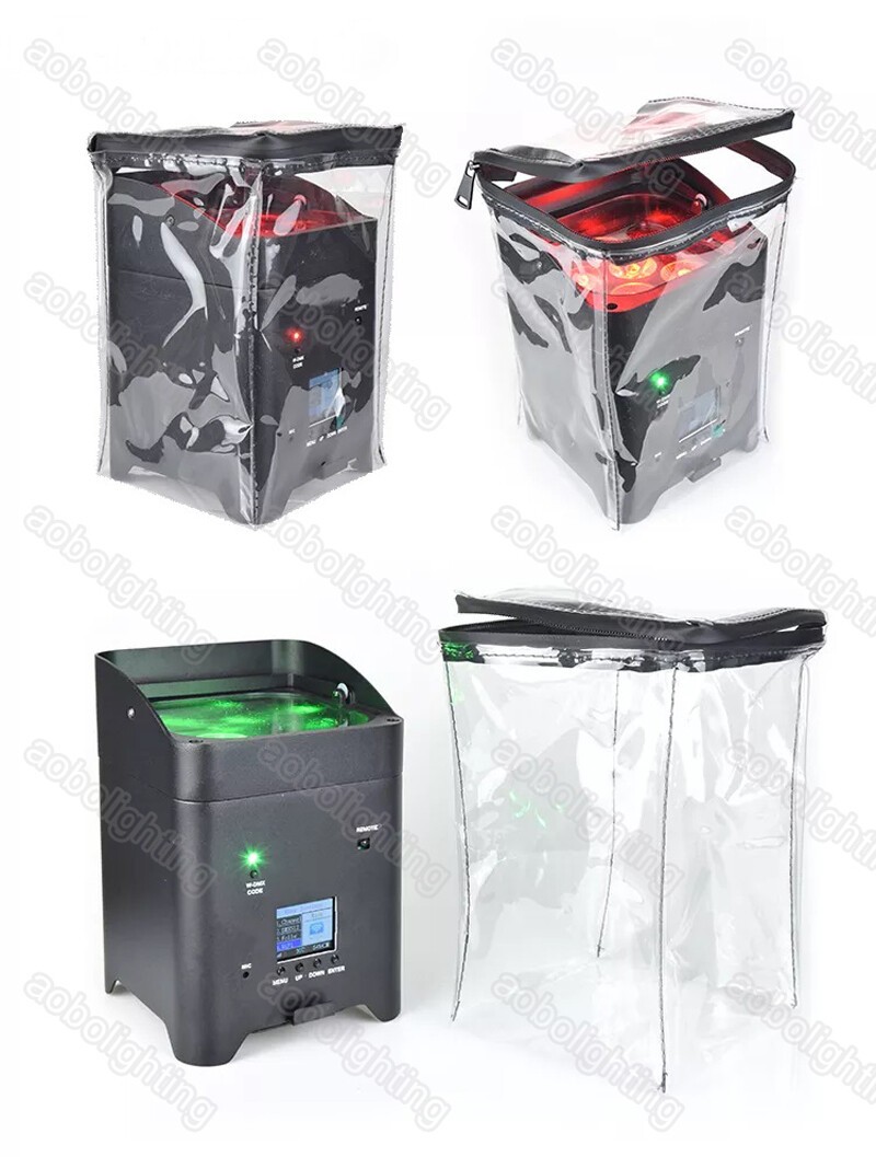DMX Control Stage Lighting Parts Wifi battery led par lights outdoor Rain cover