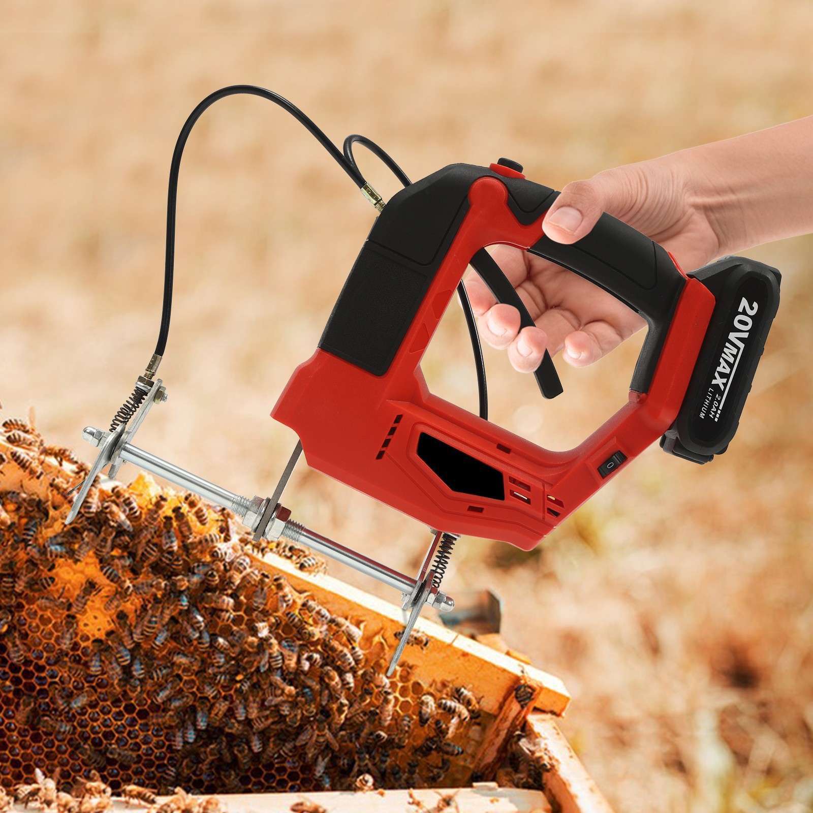 110V Honey Bee Hive Vibrating Shaker Bee Removal Machine Beekeeping Tool Machine