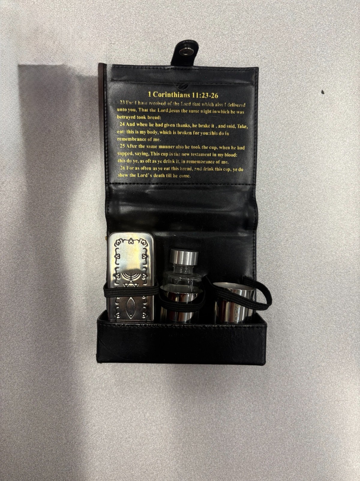 Portable Communion Set - black