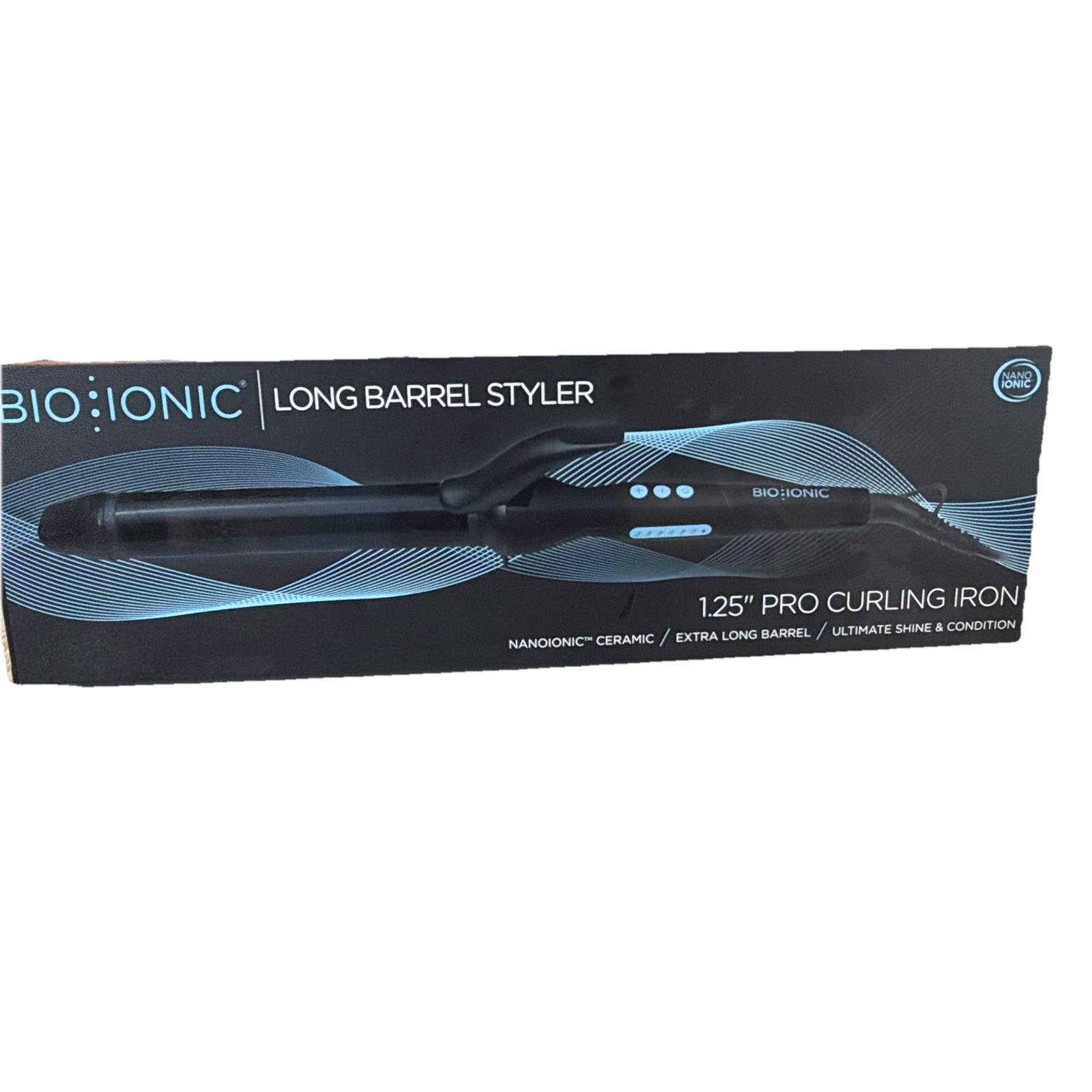 Bio Ionic 1.25 Inch Long Barrel Ceramic Curling Iron
