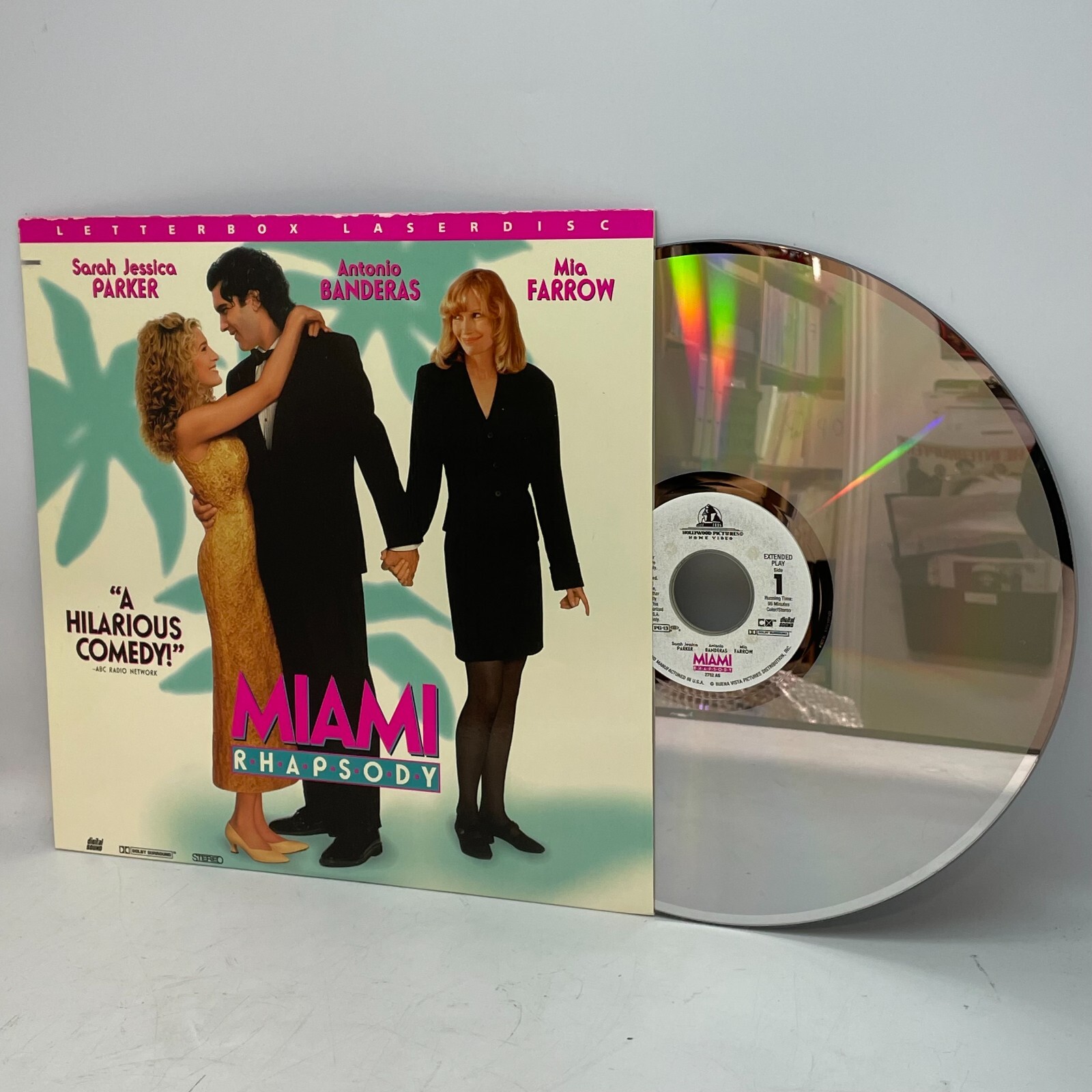 Miami Rhapsody Laserdisc Movie OG US 1995 Edition VG+/VG+ Sarah Jessica Parker