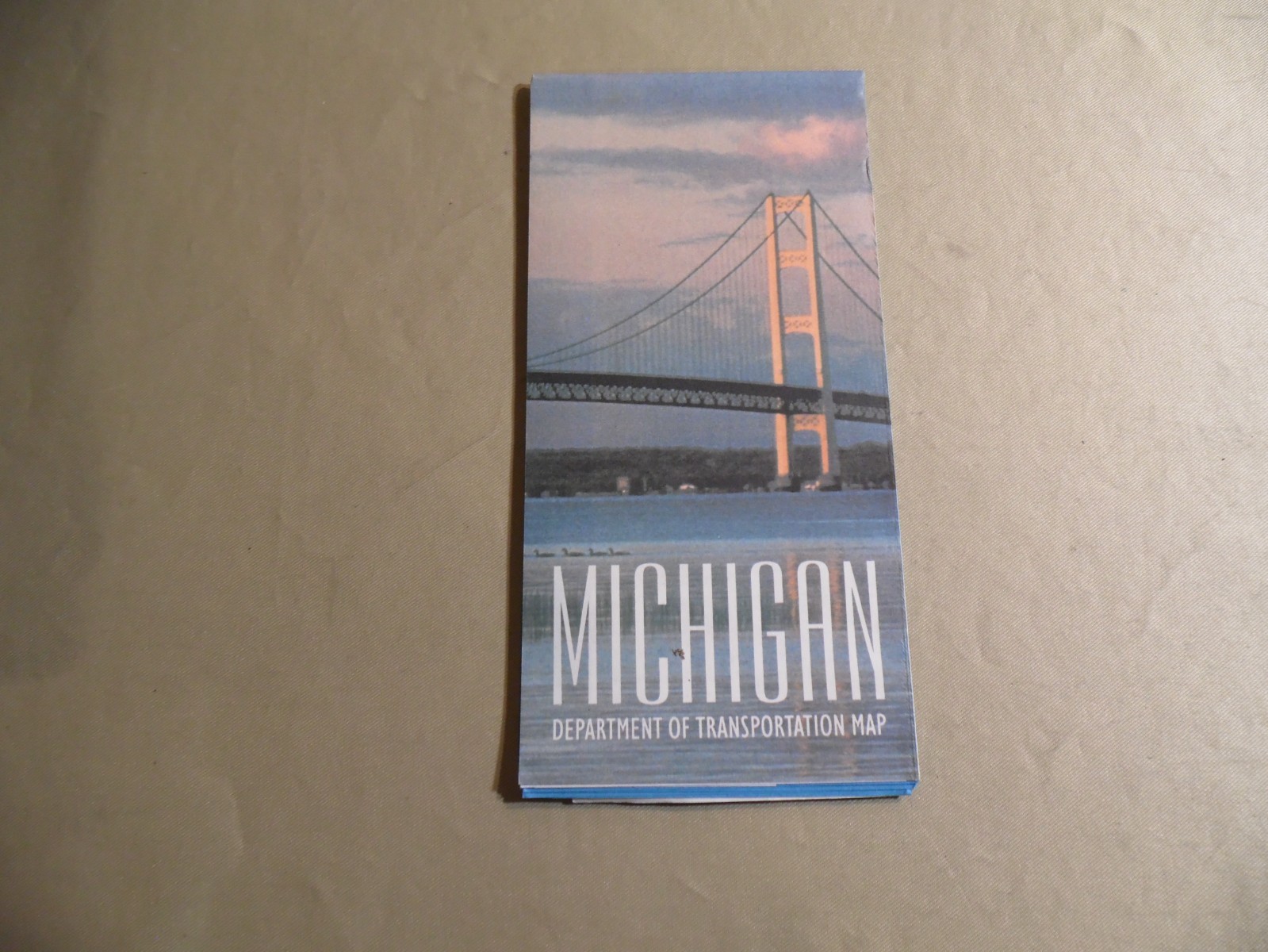 Michigan Department of Transportation Map / Circa 1997 / Free Domestic Shipping