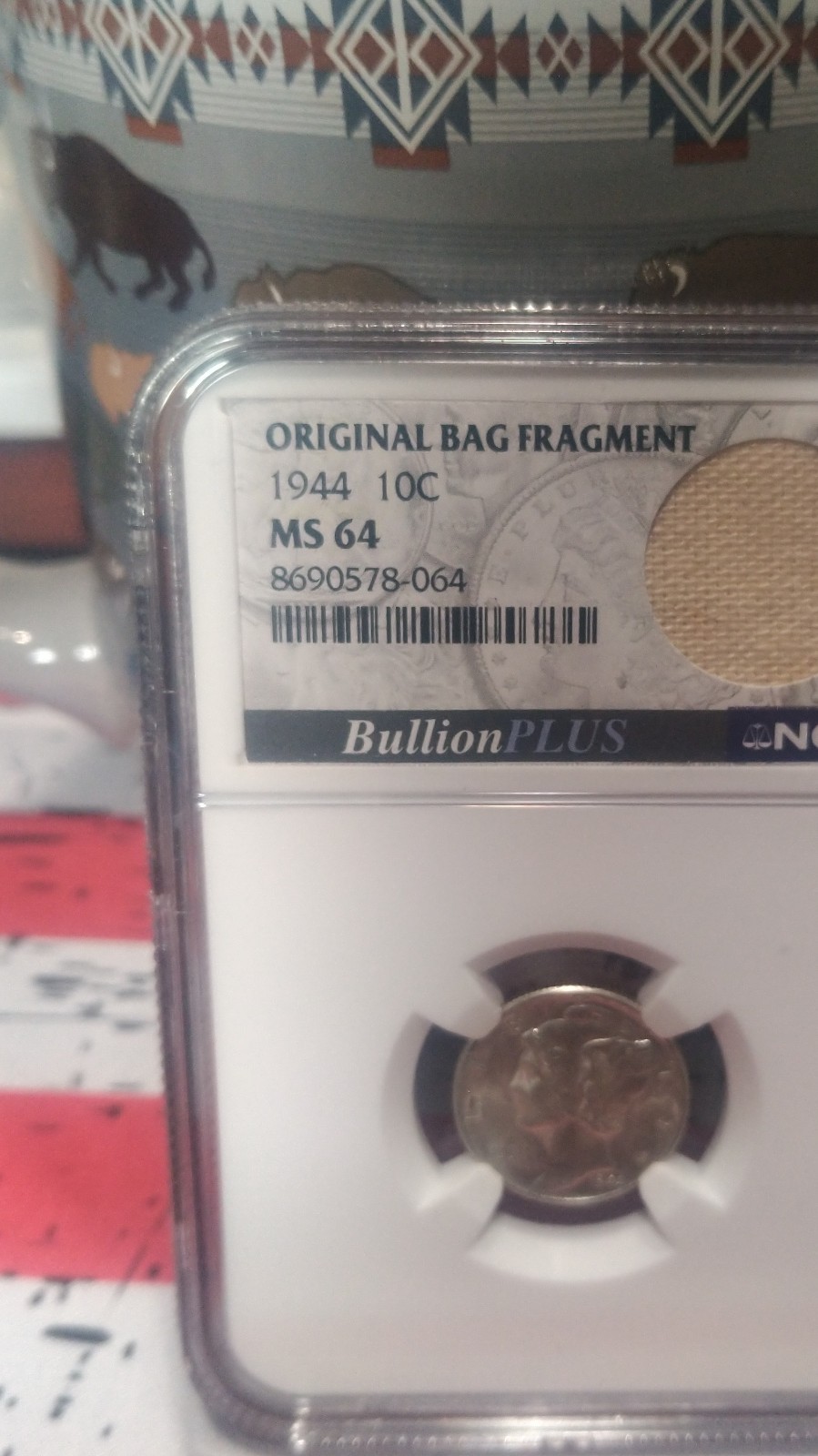 1944 Mercury Dime NGC MS64 10C Silver Coin Philadelphia Mint Uncirculated