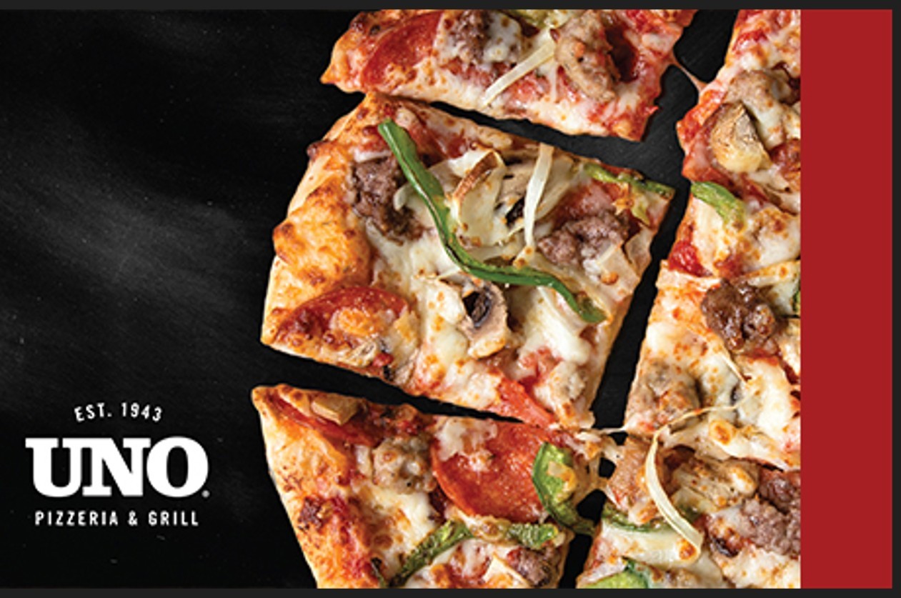 $50 UNO Pizzeria & Grill eGift Card for Sale (No Expiration and No Fee Apply)