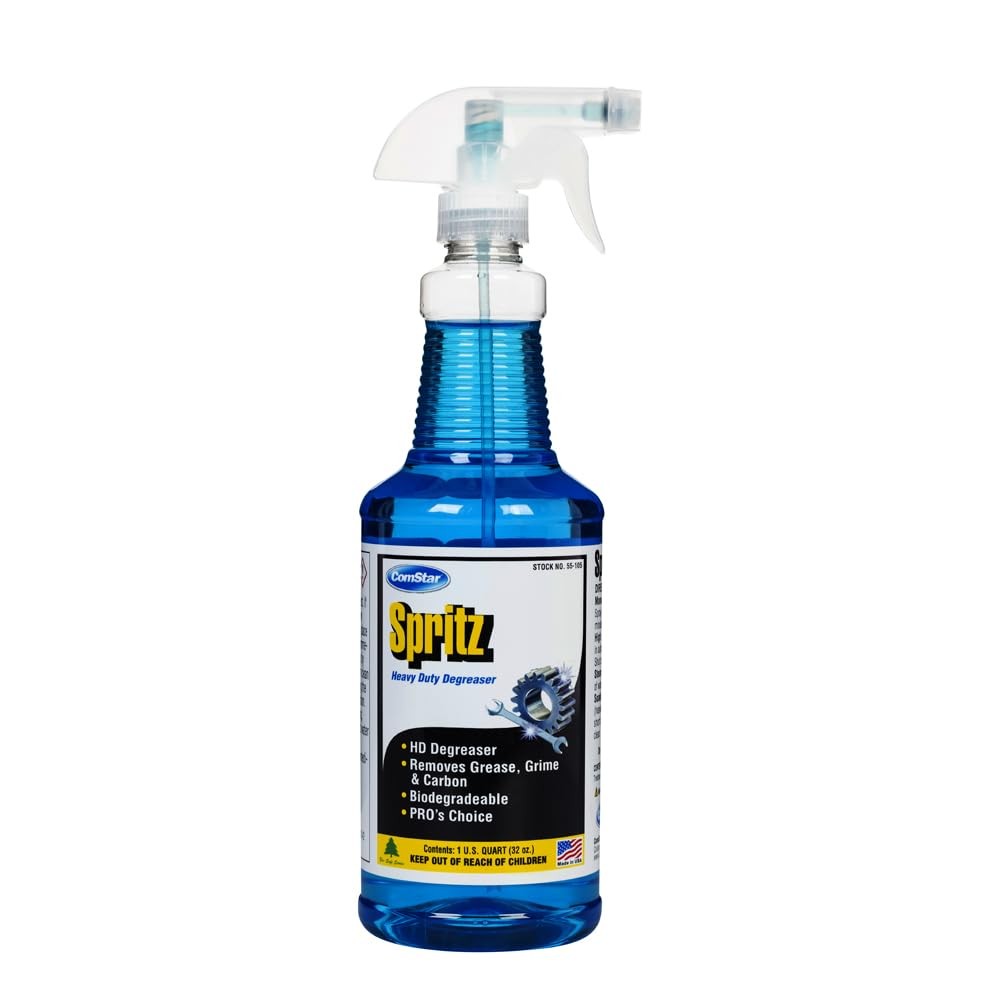 Spritz Heavy Duty Degreaser, 1 Quart, Industrial Oil & Grease Cleaner, Remove...