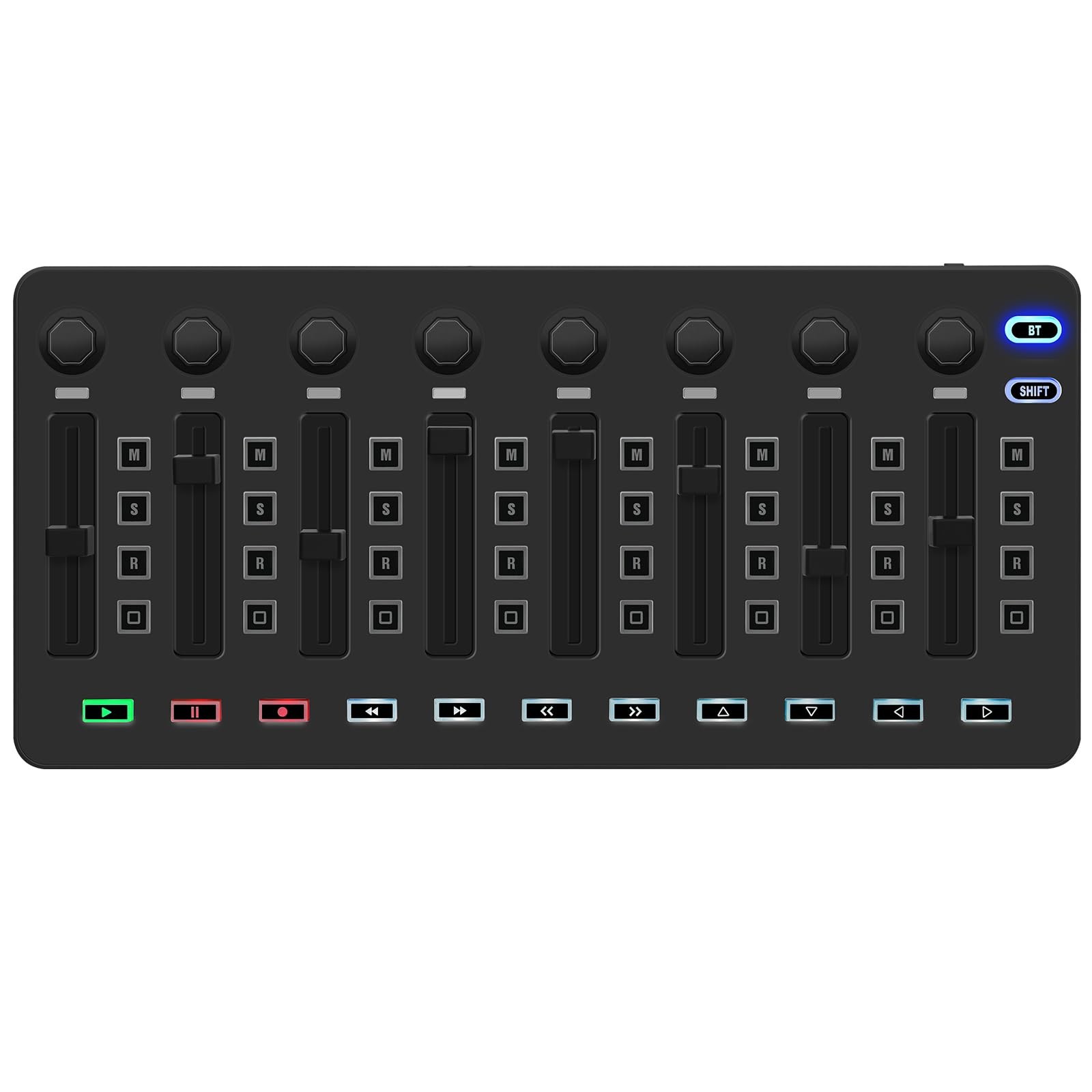 Wireless Midi Controller Mixer, Bluetooth Semi Weighted Black Mixer 