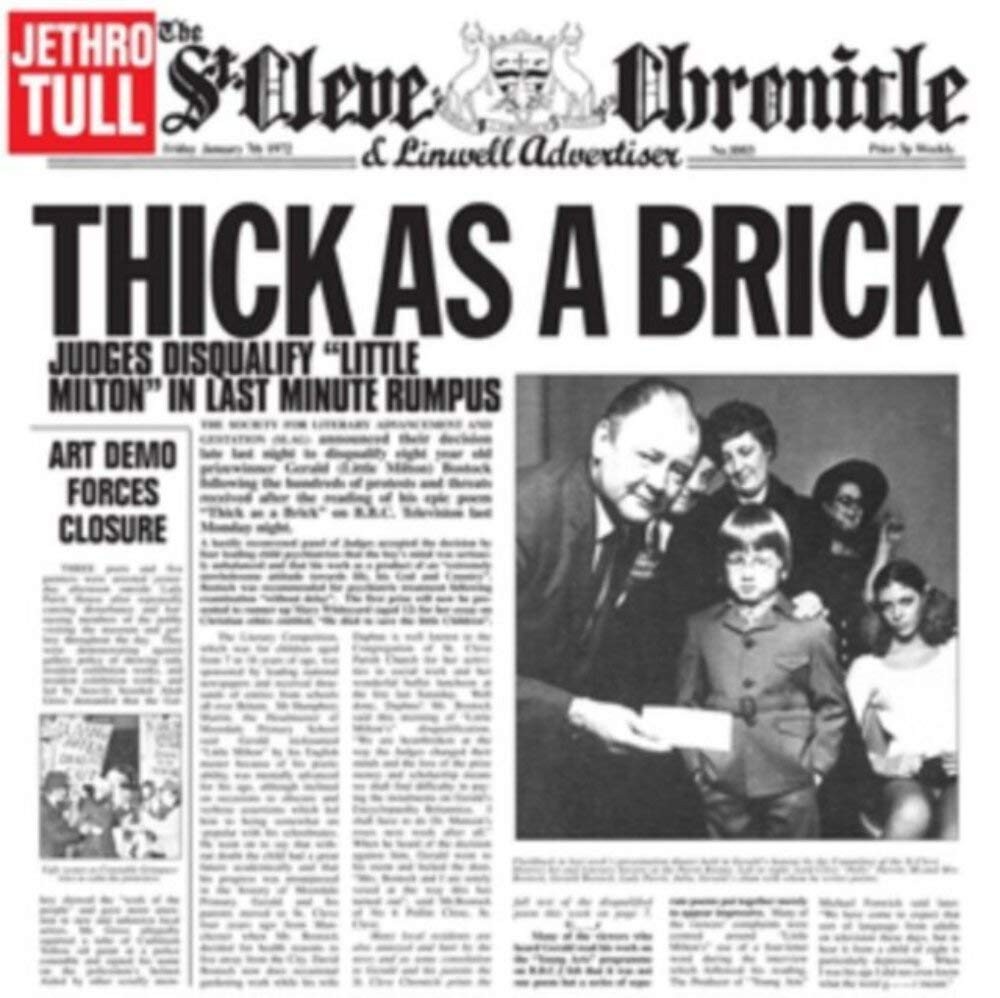 Jethro Tull: Thick As A Brick (Steven Wilson Remix) LP, 180 Grammes Vinyle