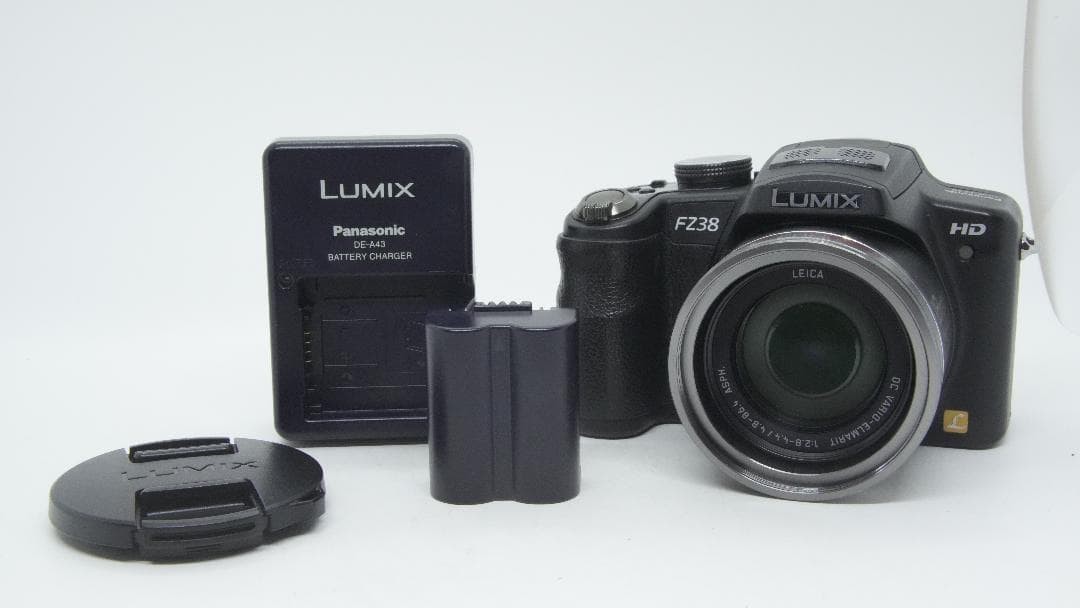 Panasonic LUMIX DMC-FZ38 Black Digital Camera with Charger Included