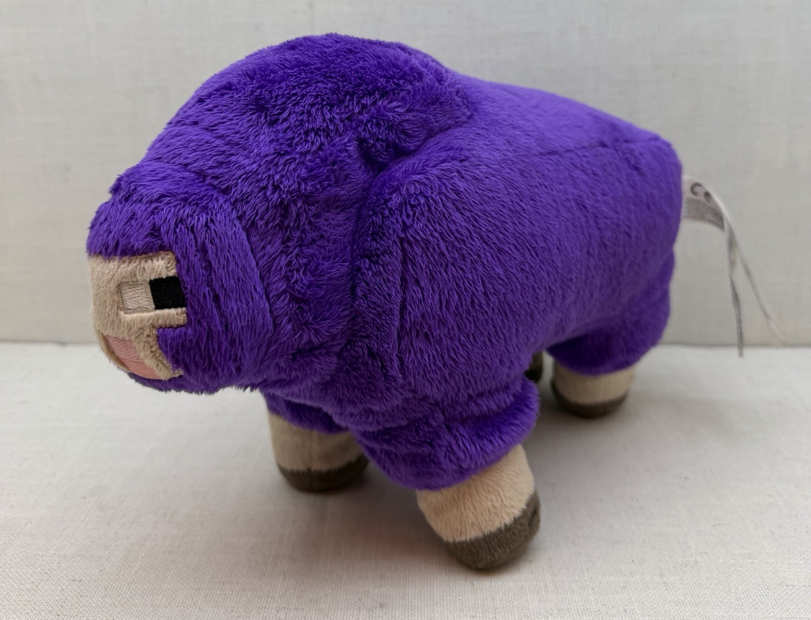 Minecraft Purple Sheep Plush 2016 Mojang 11" Minecon Exclusive Rare Collectible