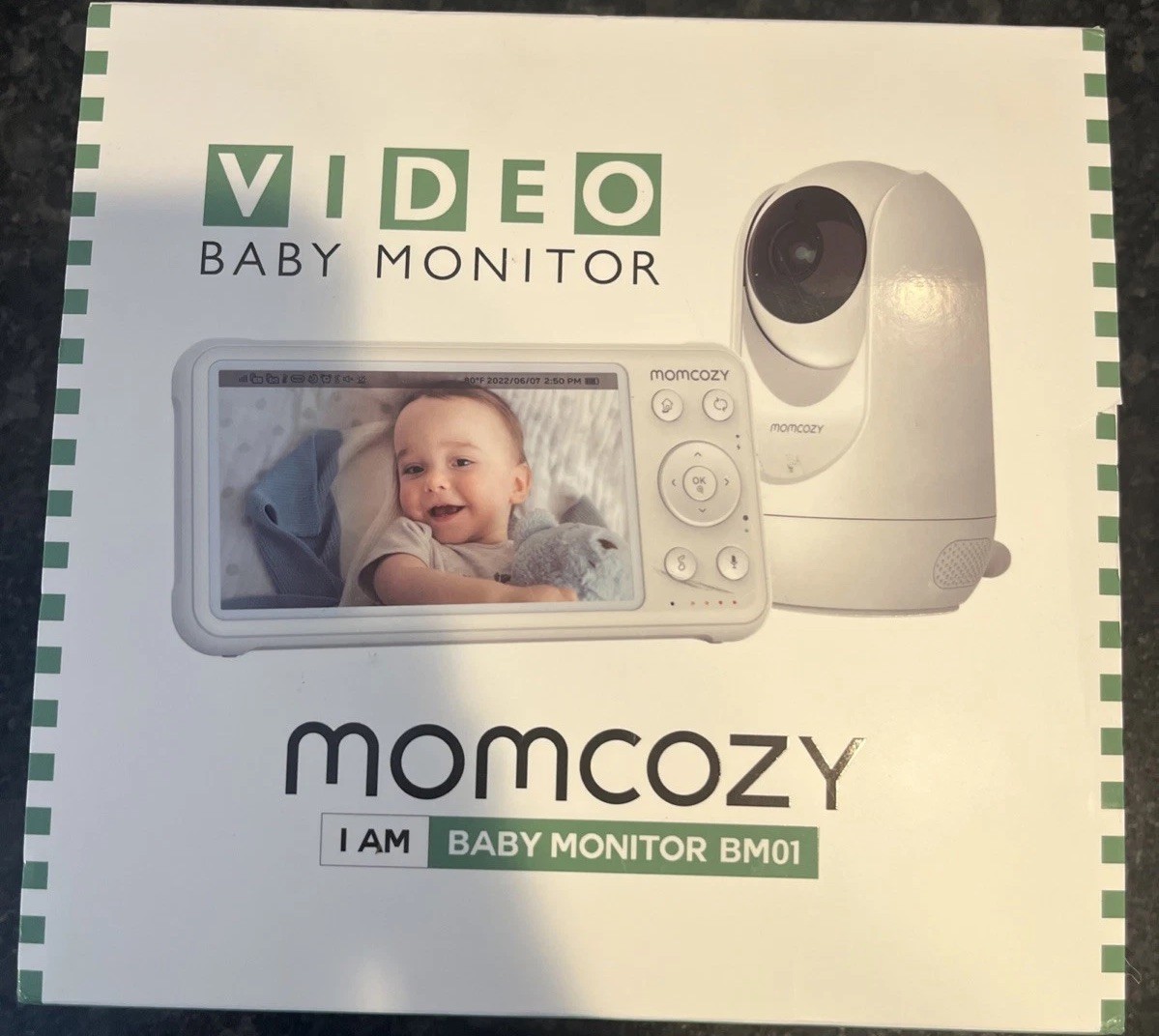 Momcozy Video Baby Monitor, 1080P 5" HD Baby Monitor with Camera & Wall Mount, 1