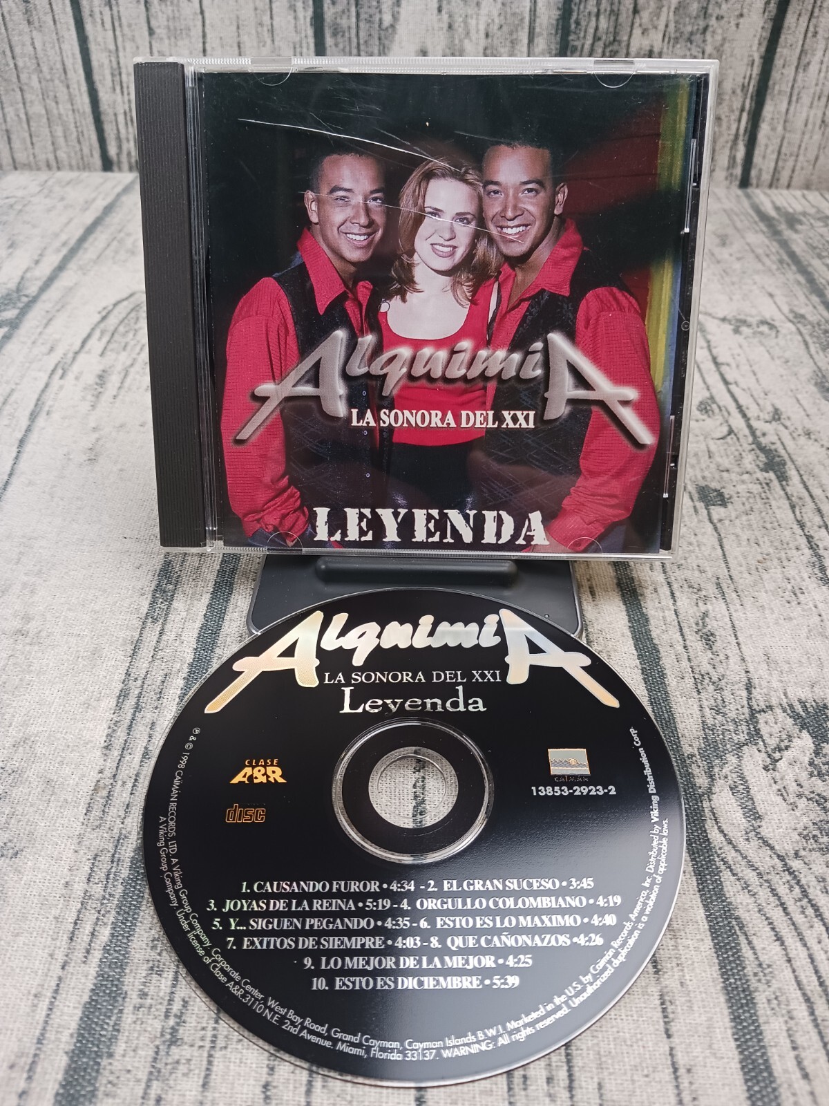 ALQUIMIA - Leyenda (CD, 1998, Caiman Records) Pre-Owned, Good Condition 