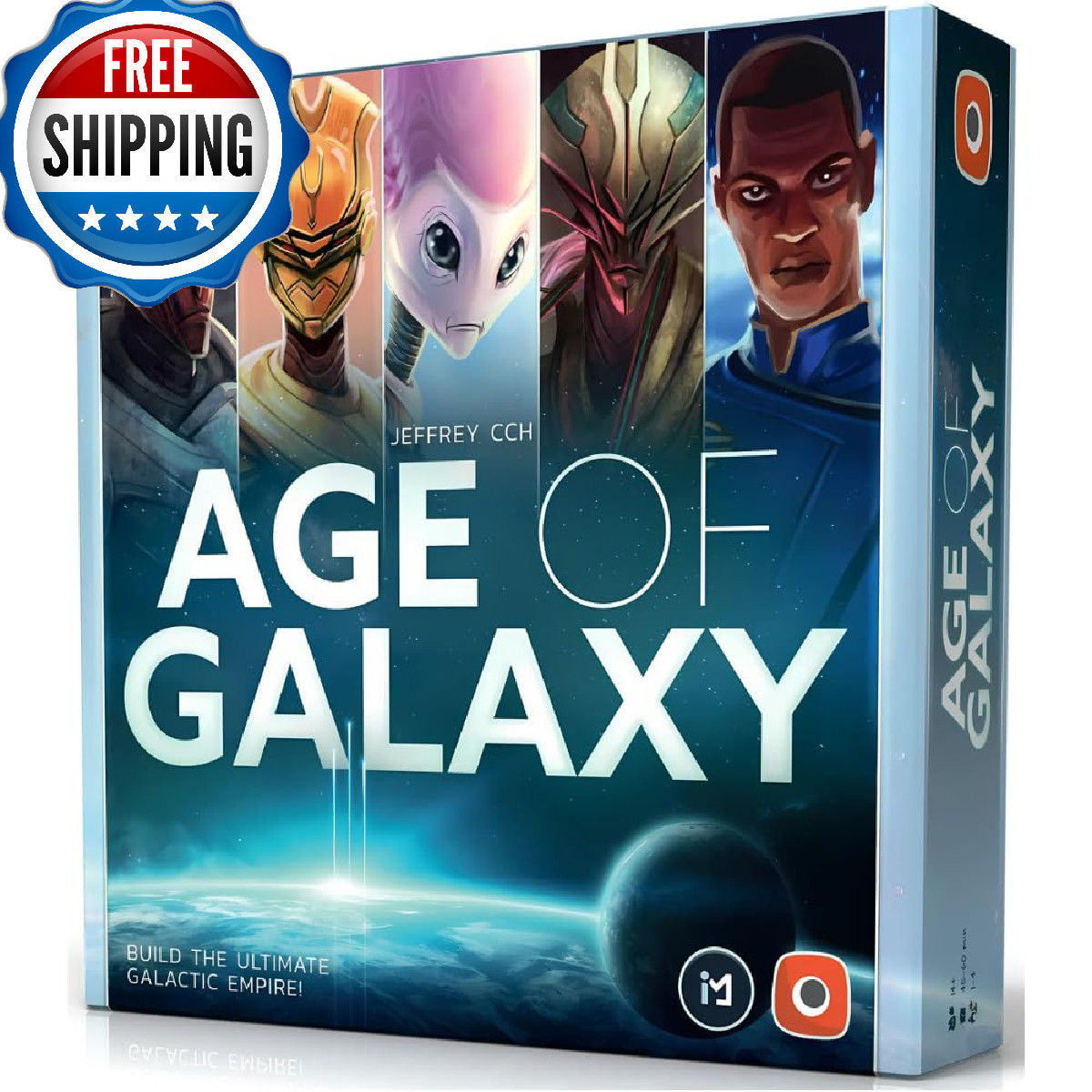 Age of Galaxy: Second Edition Card Game - 4X Sci-Fi Strategy Portal Games