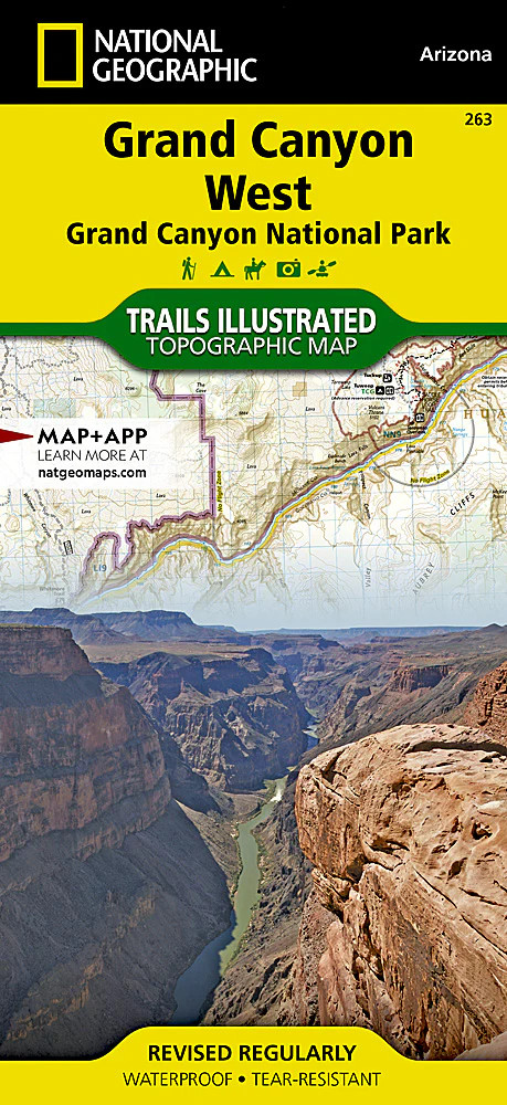 Grand Canyon National Park West: Map #263