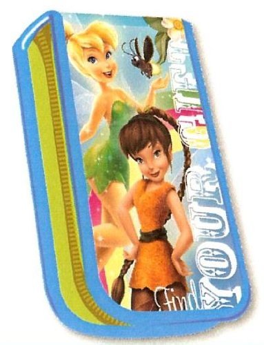 Tinkerbell Disney Fairies Case Filled New 2 Stories Pencil Case 17 Pieces