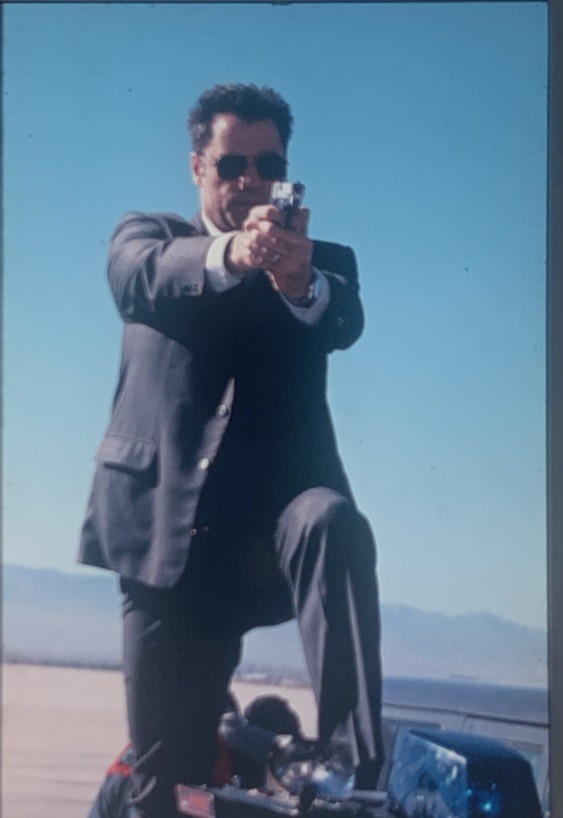 FACE OFF John Travolta Nicholas Cage 1997 35mm Publicity Slide