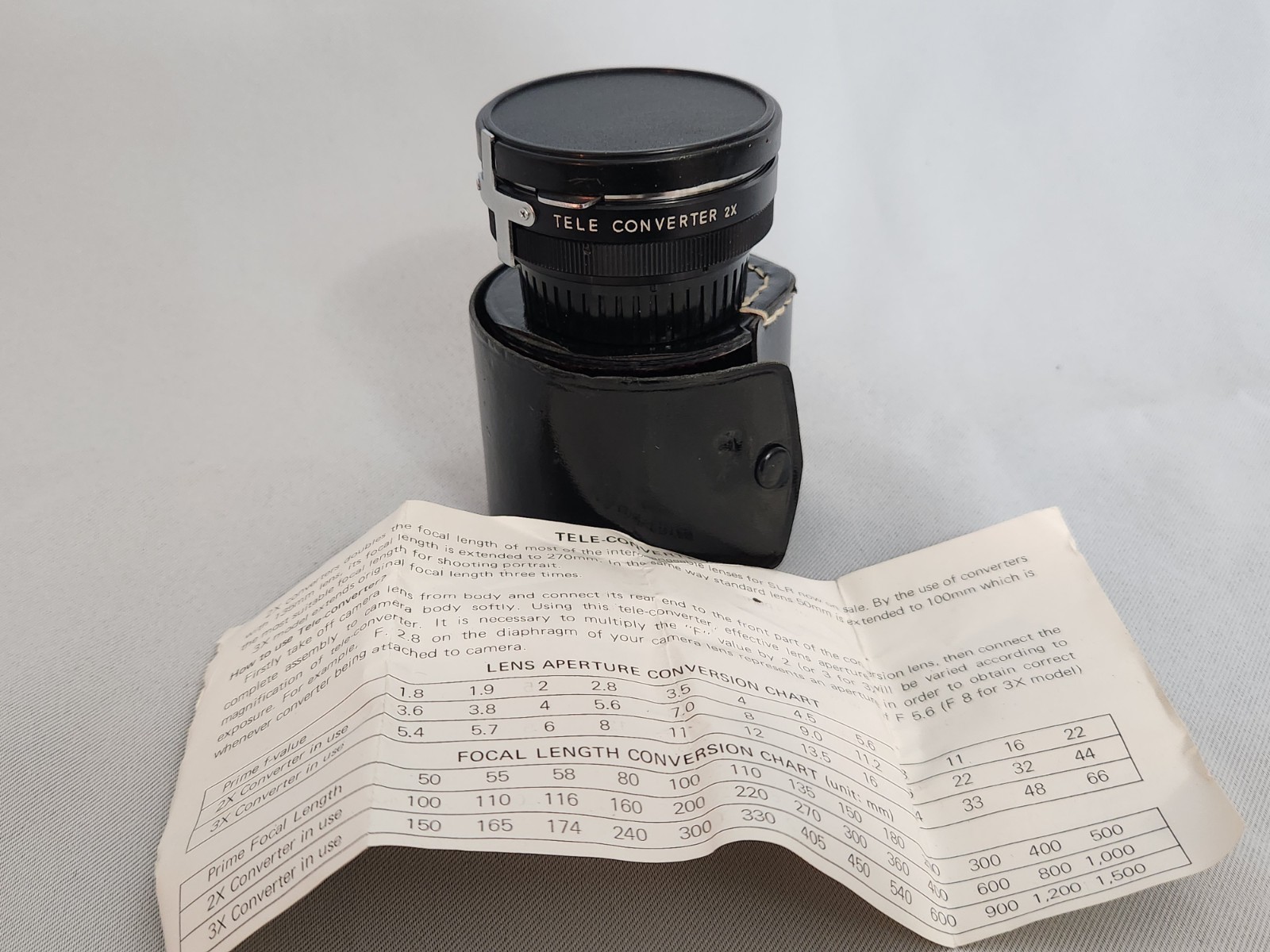 VINTAGE SONAGaR 2X AUTO TELE CONVERTER LENS