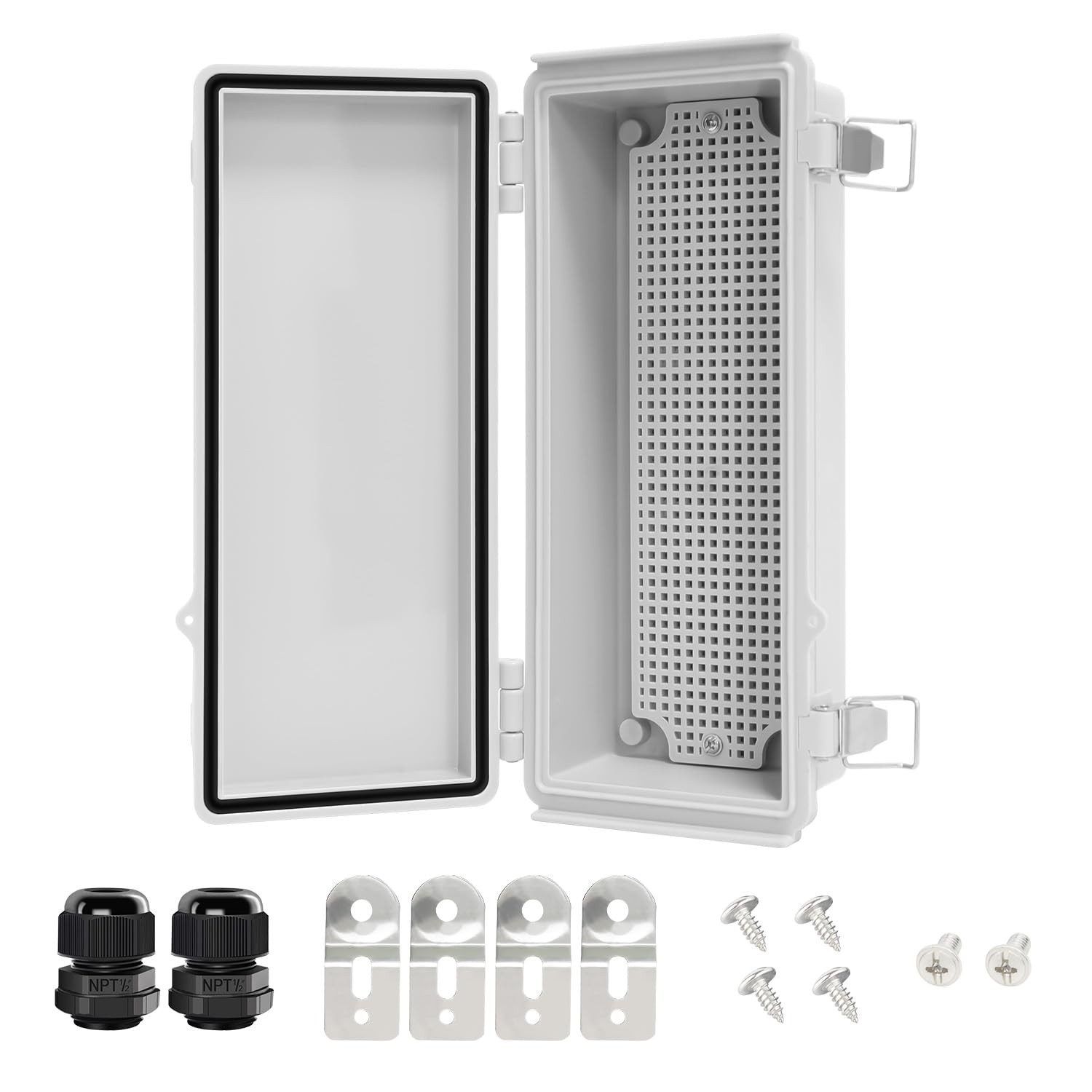 LeMotech Electrical Box IP67 Waterproof Stainless Steel Junction Enclosure 10.2x