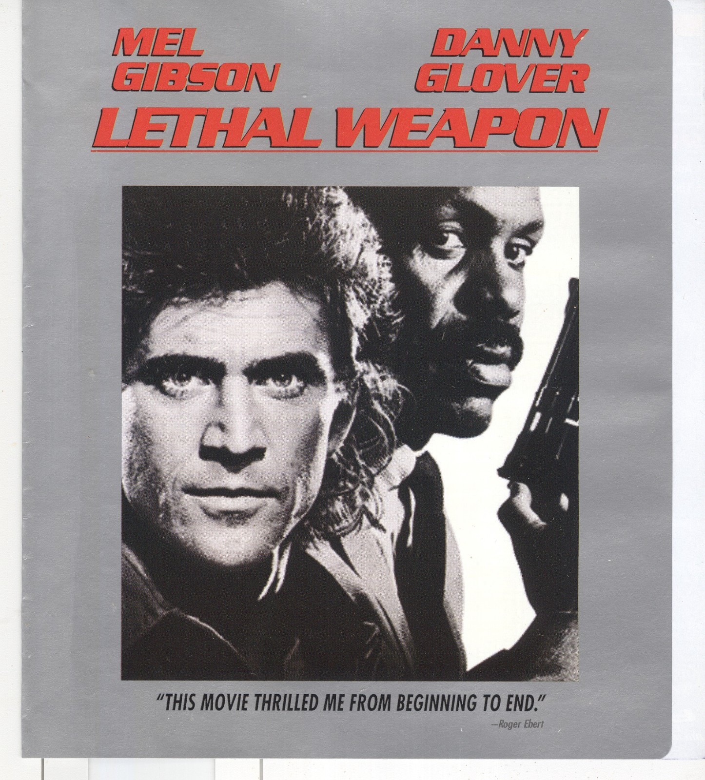 No Disc No Case ORIGINAL COVER ART Lethal Weapon (2006 Blu-ray Cover) Mel Gibson