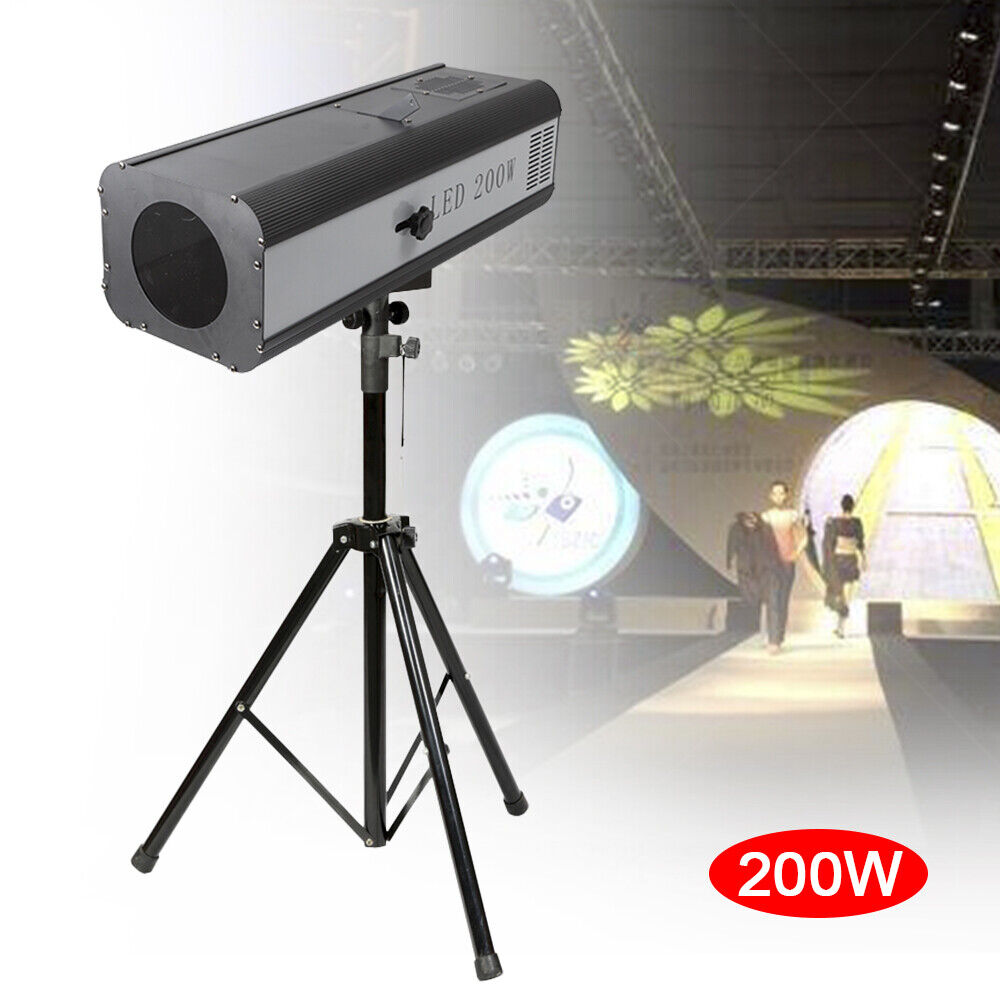 LED Follow Spot Light DJ Party Theater Disco Stage Spotlight Manual Control