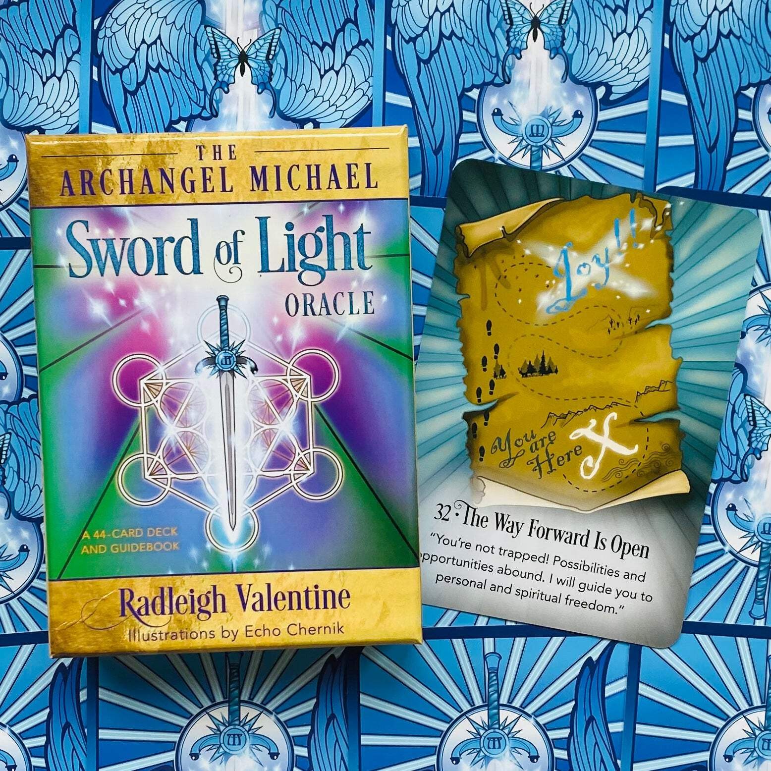 Archangel Michael Oracle Cards By Radleigh Valentine & Guide