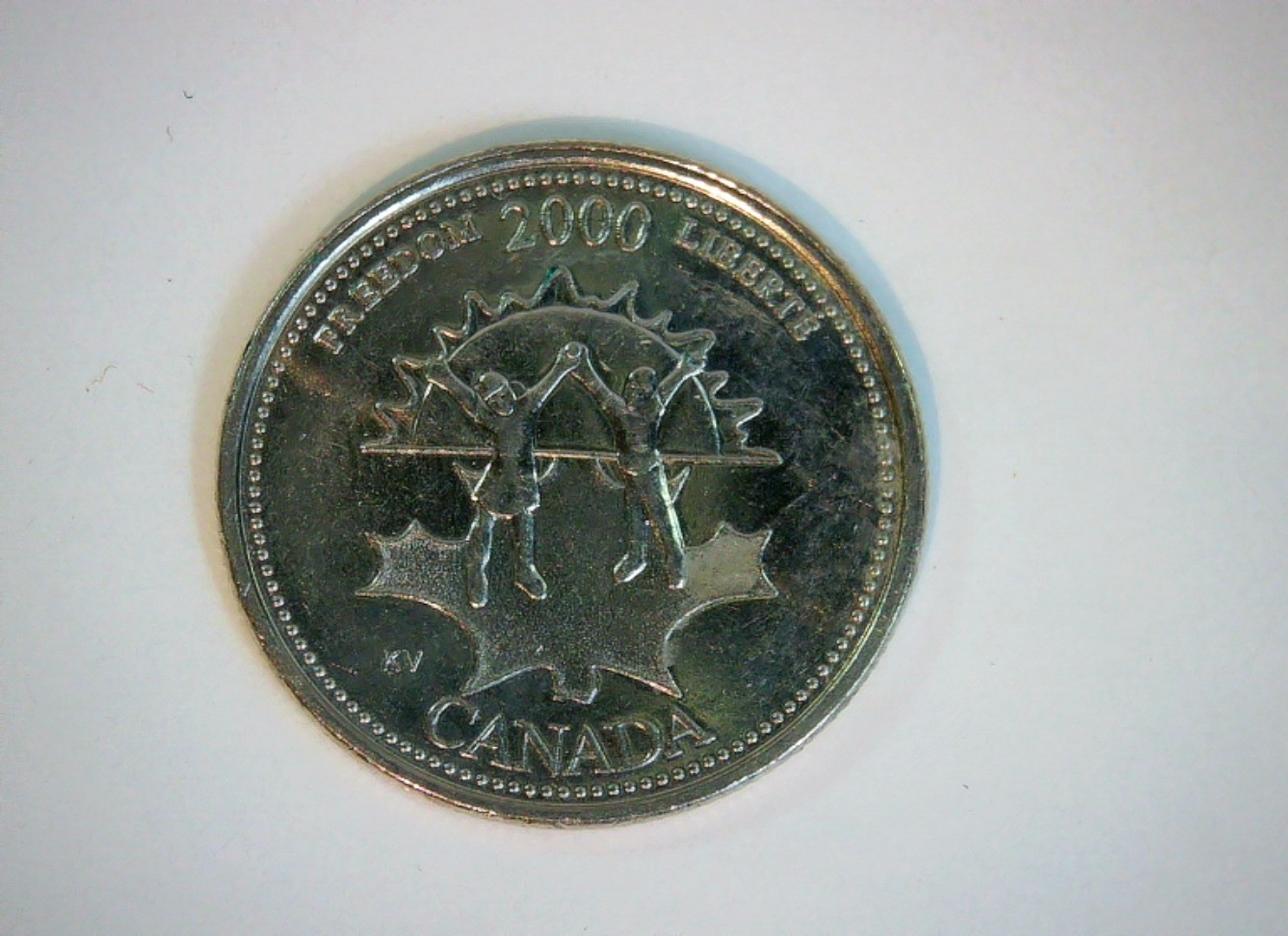 Canada 2000 25 Cents Caribou quarter (Elizabeth II) Coin