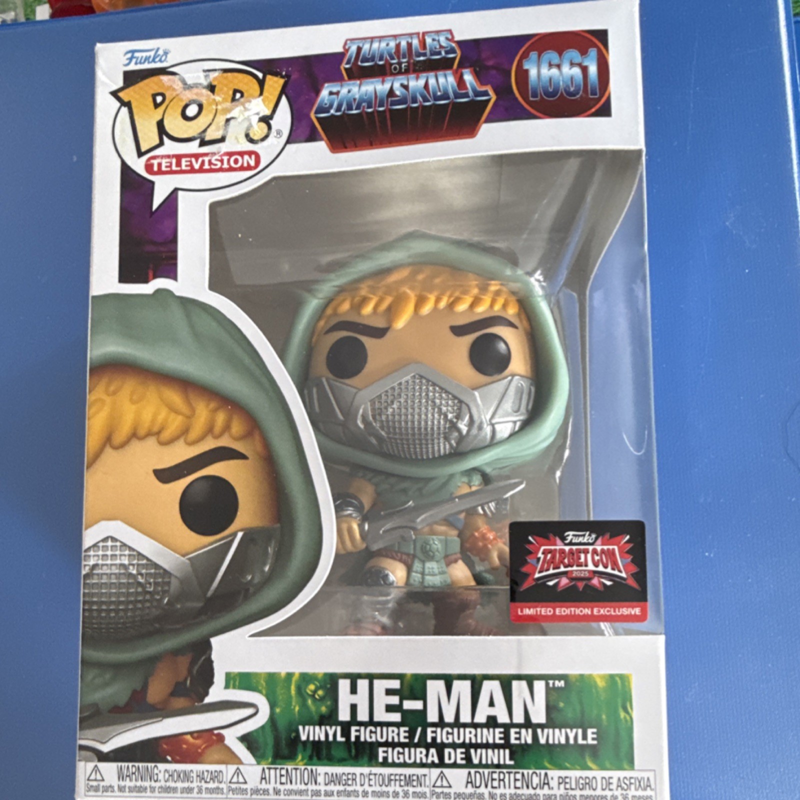 Funko Pop! Vinyl Turtles of Grayskull He-Man #1661 TargetCon Exclusive Figure
