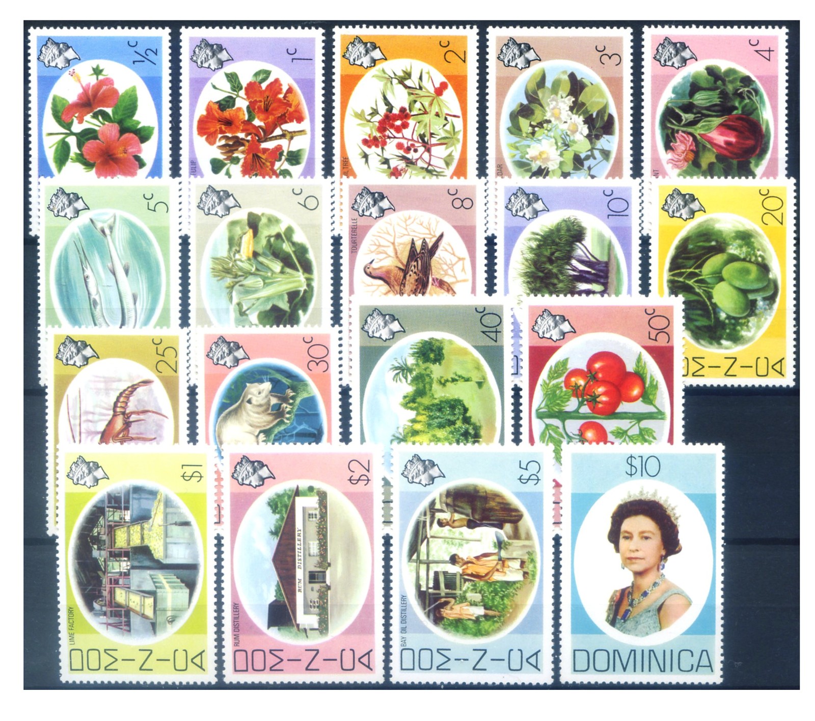 Dominica. Definitive. Pictorica 1975.