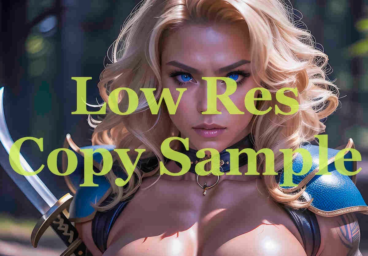 Amazon Women (AI Generated) posing