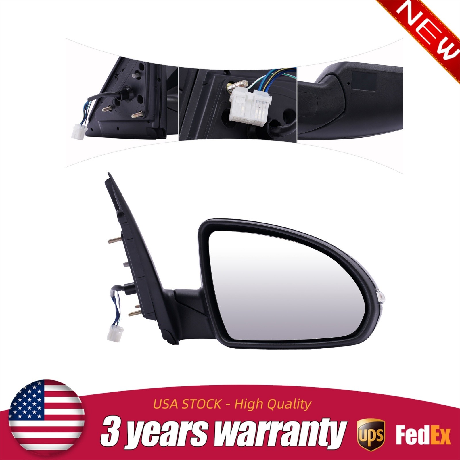 Right Side Rearview Mirror Passenger Side Mirror For 2016-2018 Kia Optima