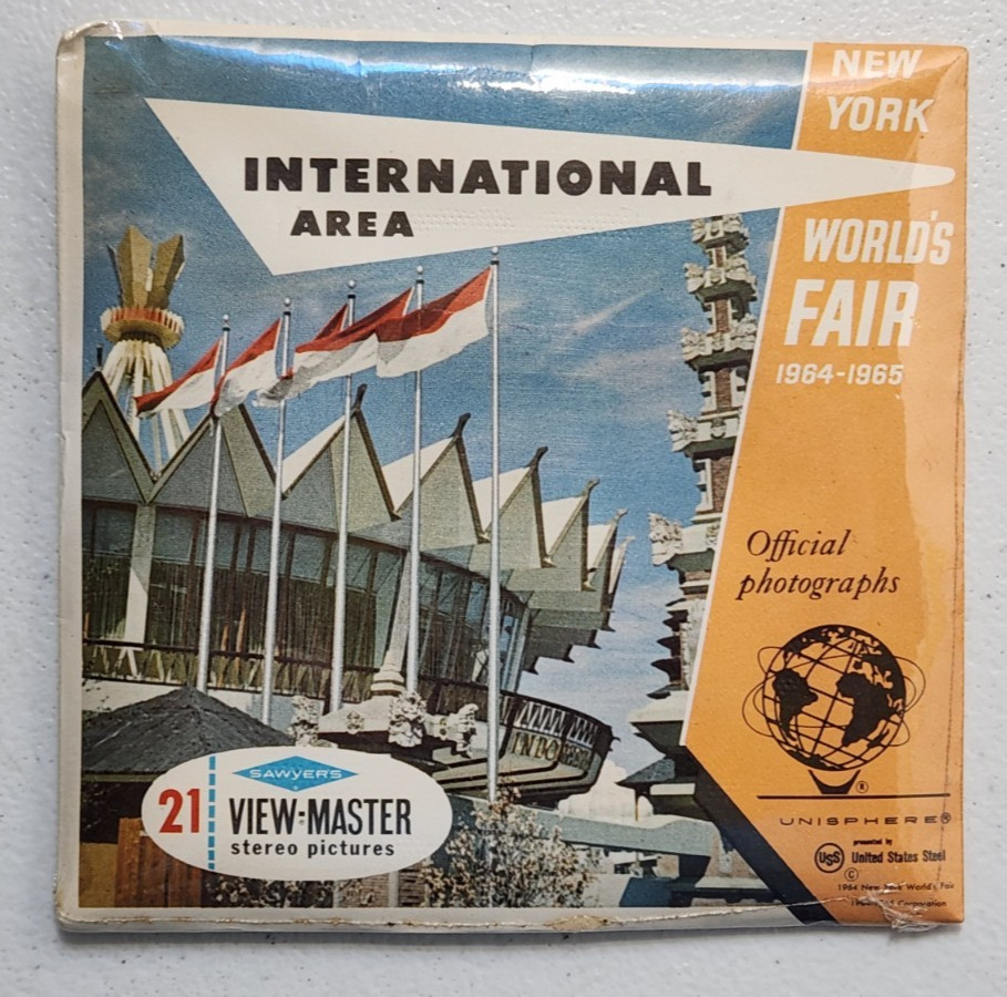 Vintage 1964-1965 Sawyers New York International Area 21 View Master Stereo