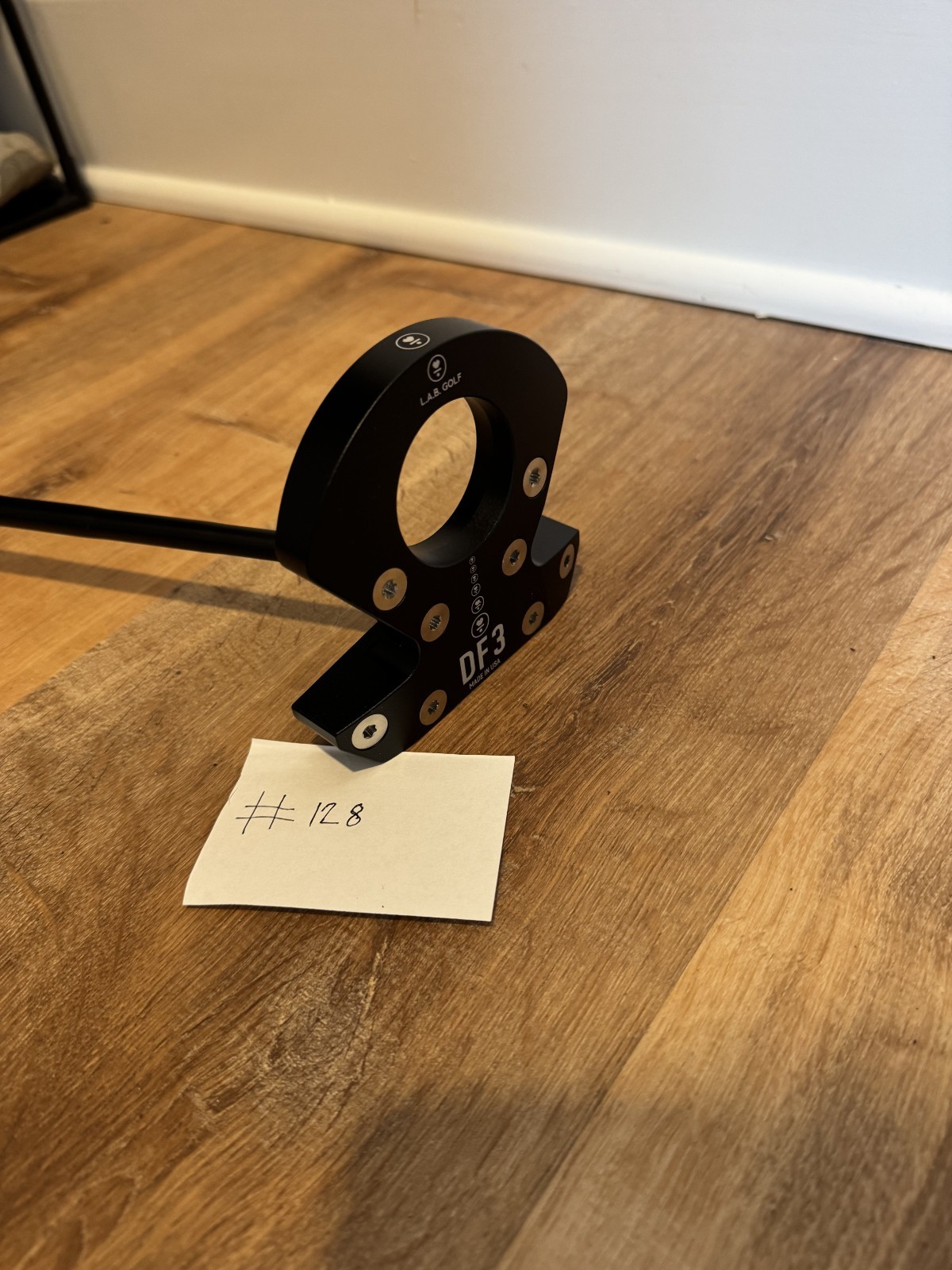 DF3 Golf Putter 35" Black RH 69° Lie Steel Shaft Used #128