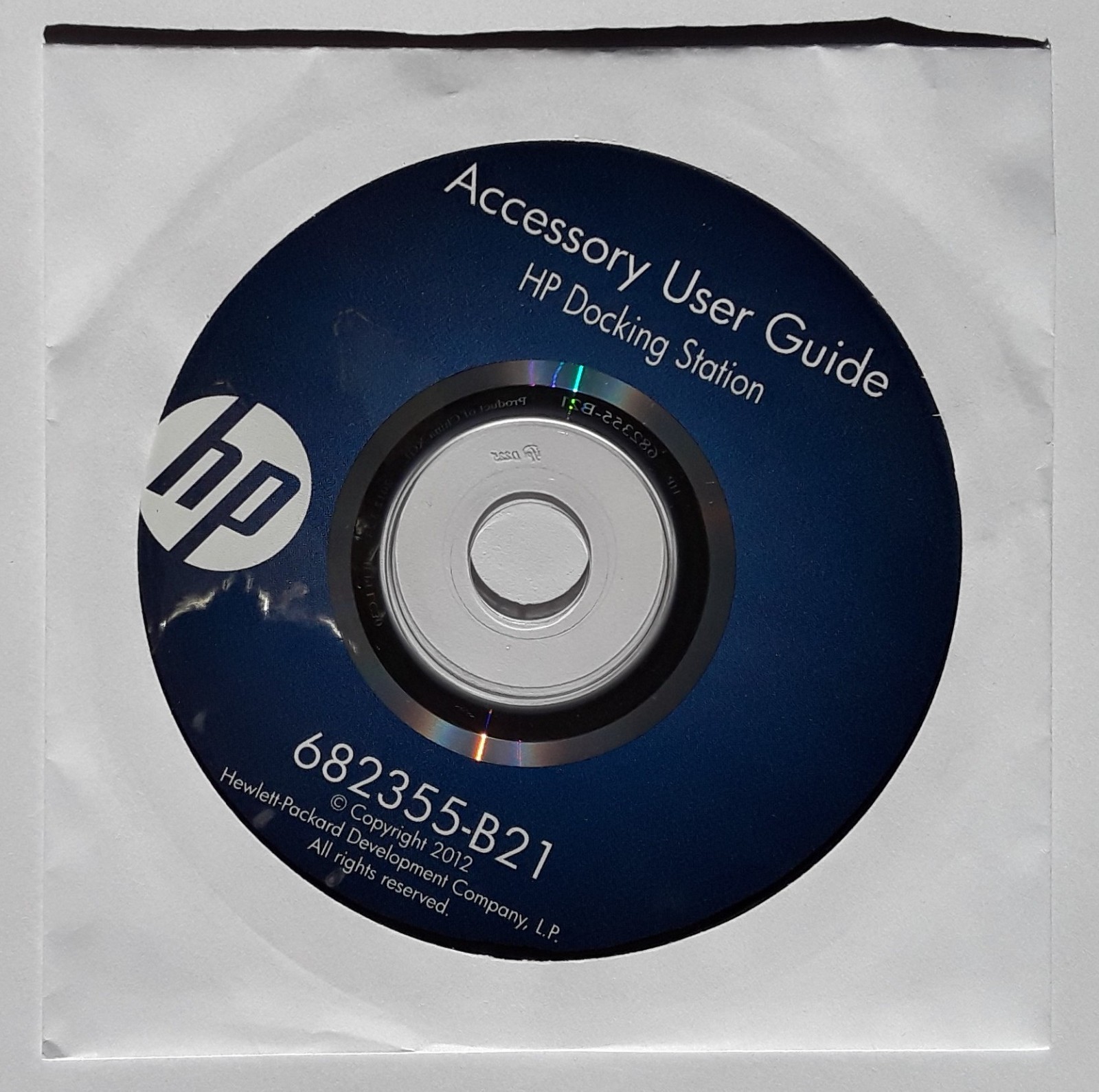 HP Docking Station Accessory User Guides NEW SEALED CD 682355-B21